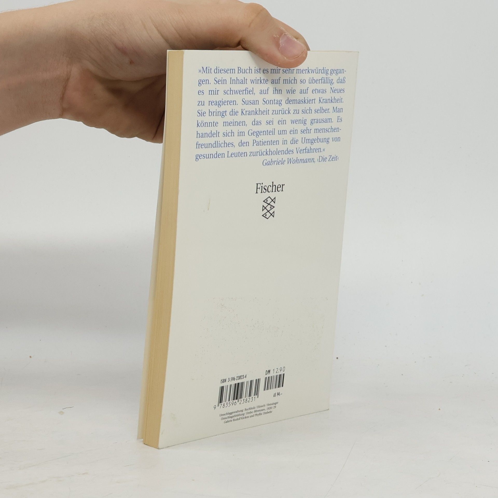 Susan Sontag Krankheit als Metapher