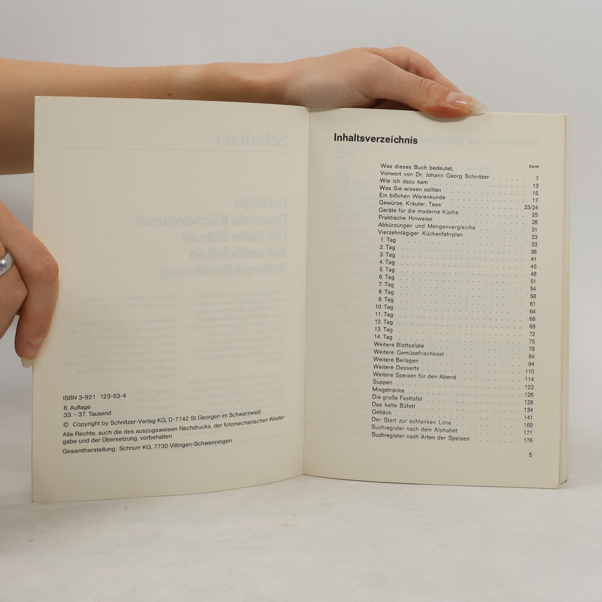 Hildegard Hölzle Gesunde Küchenkunst. Die hohe Schule der natürlichen Vollwert-Ernährung