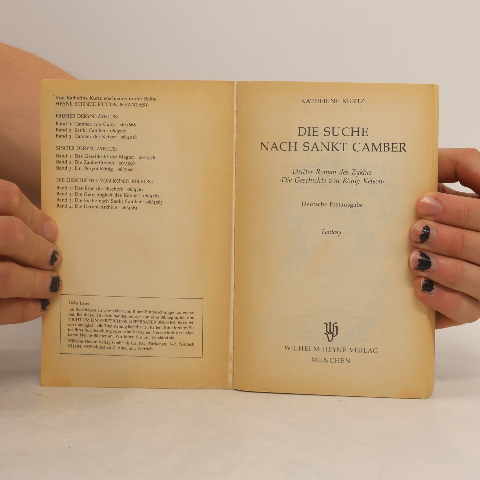 Katherine Kurtz Die Suche nach St. Camber
