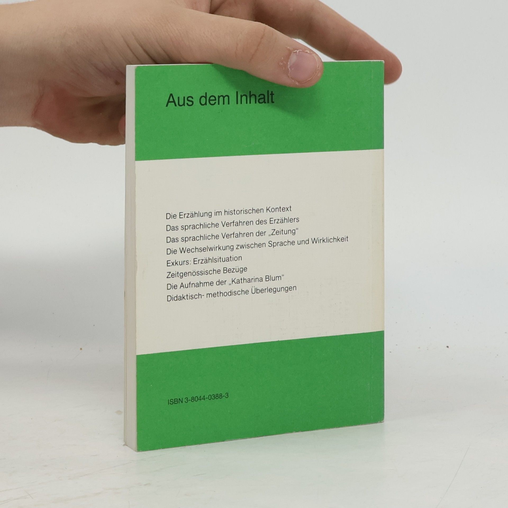 Gerd Ludwig Sprache und Wirklichkeit in Heinrich Bölls Erzählung Die verlorene Ehre der Katharina Blum
