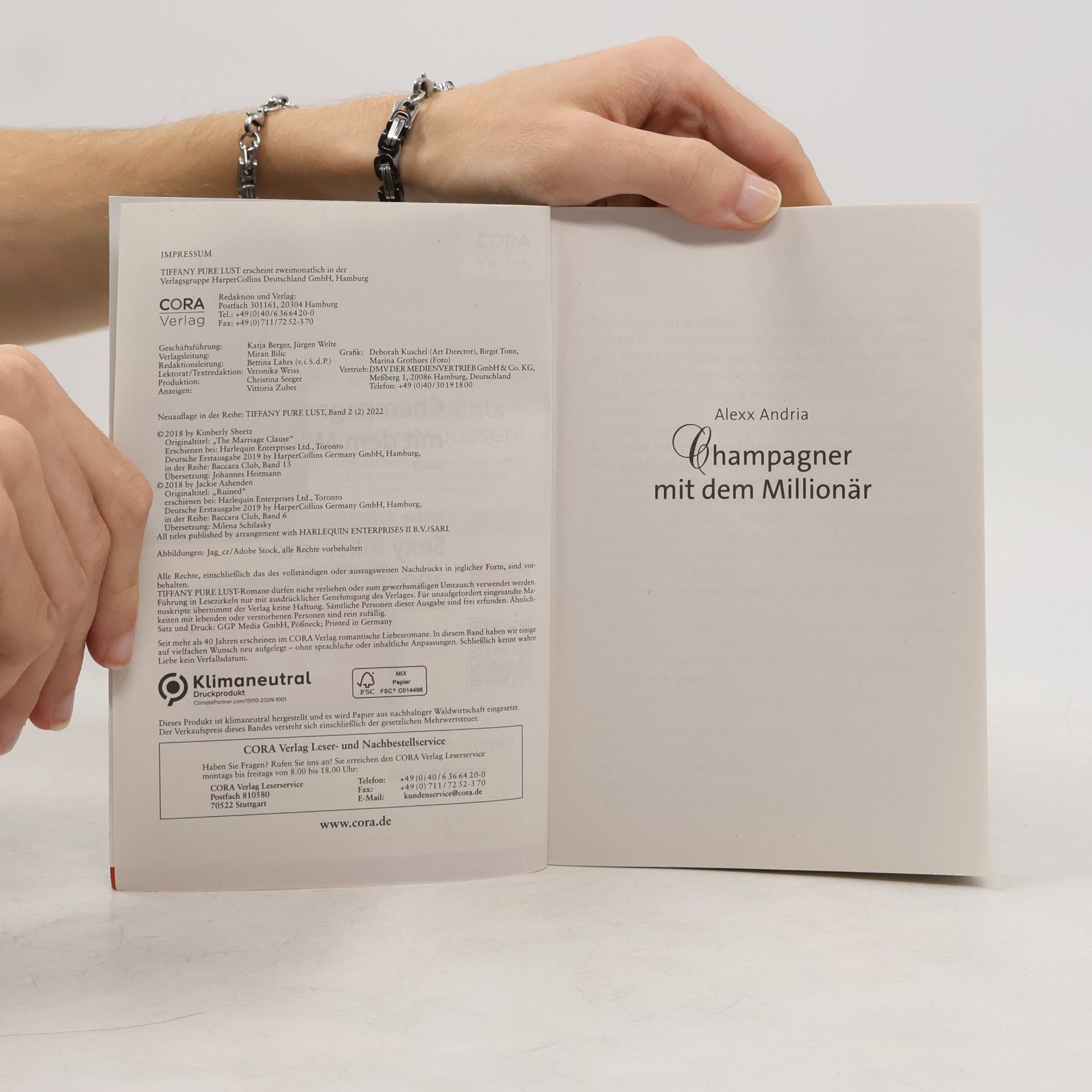 Alexx Andria Champagner mit dem Millionär