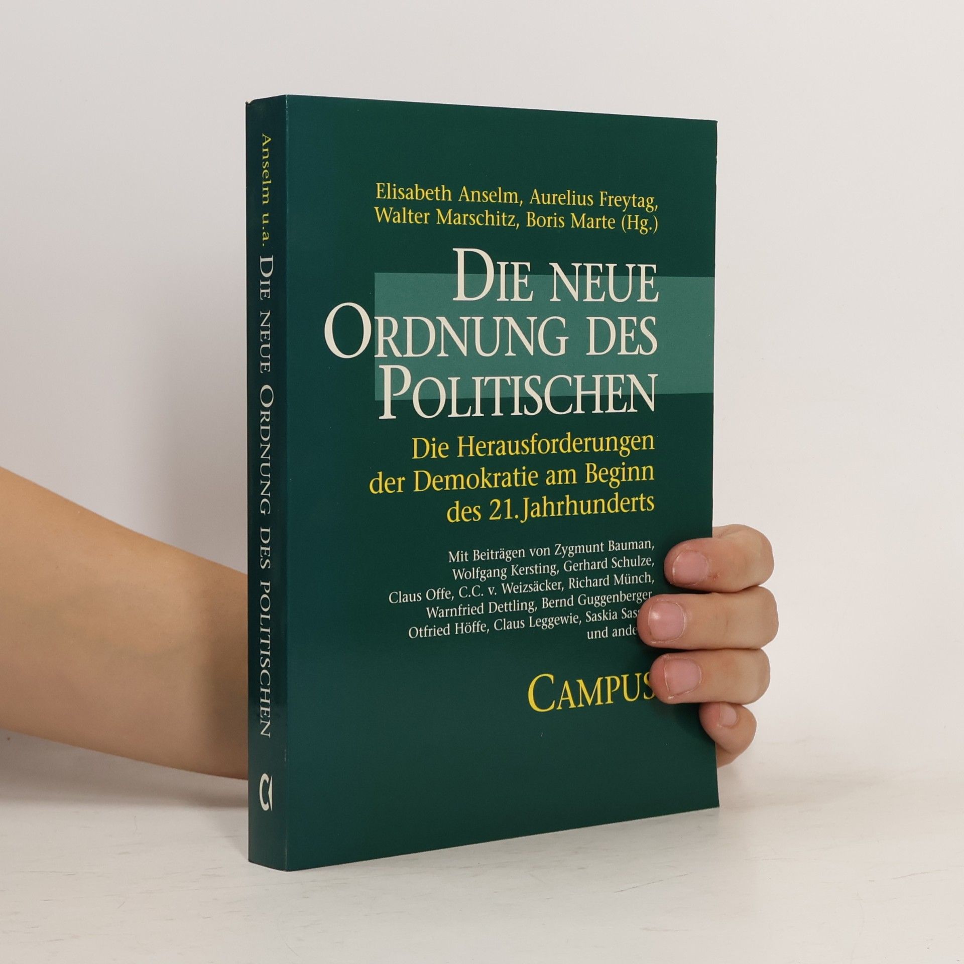 Elisabeth Anselm Die neue Ordnung des Politischen