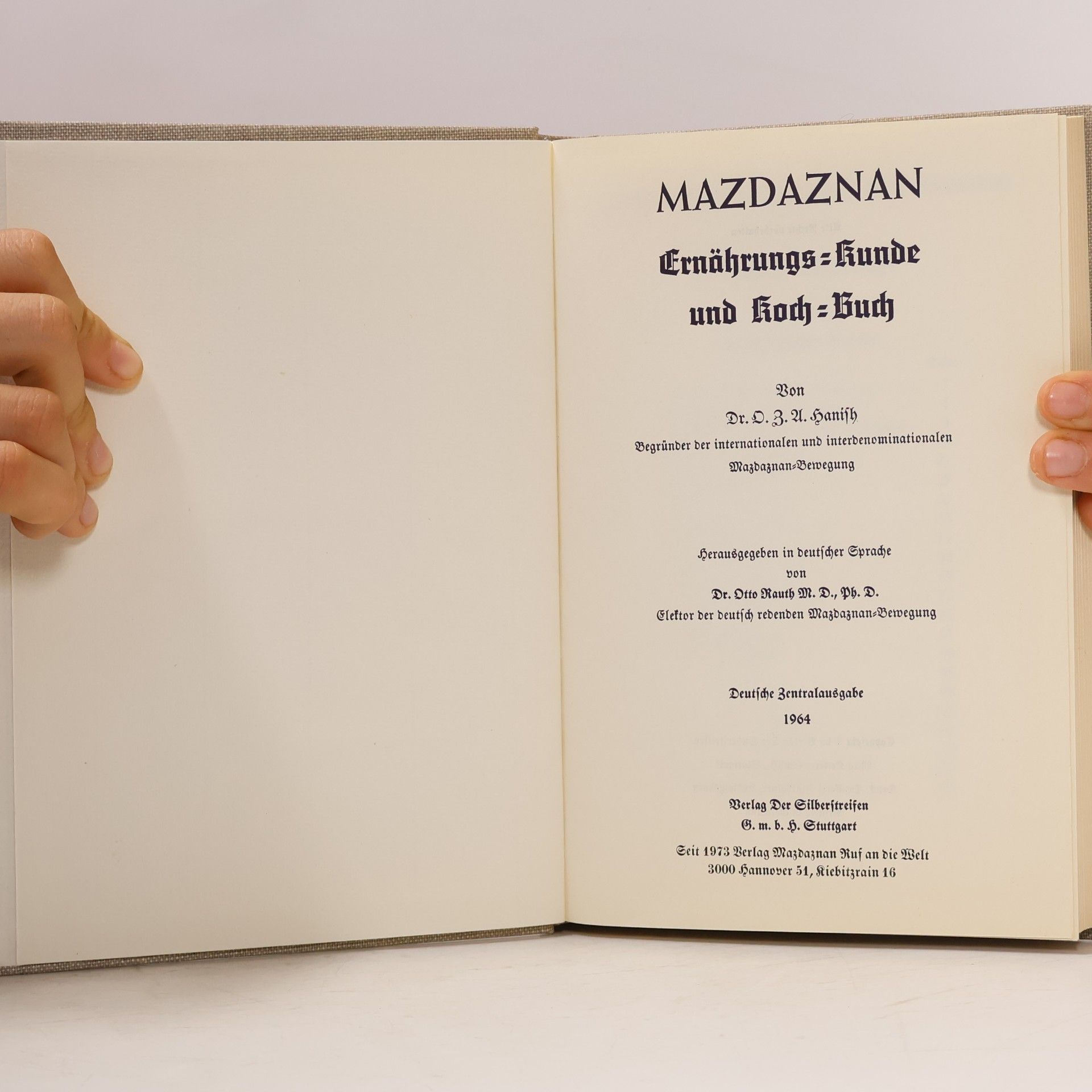 Dr. D. Z. A. Hanish Mazdaznan