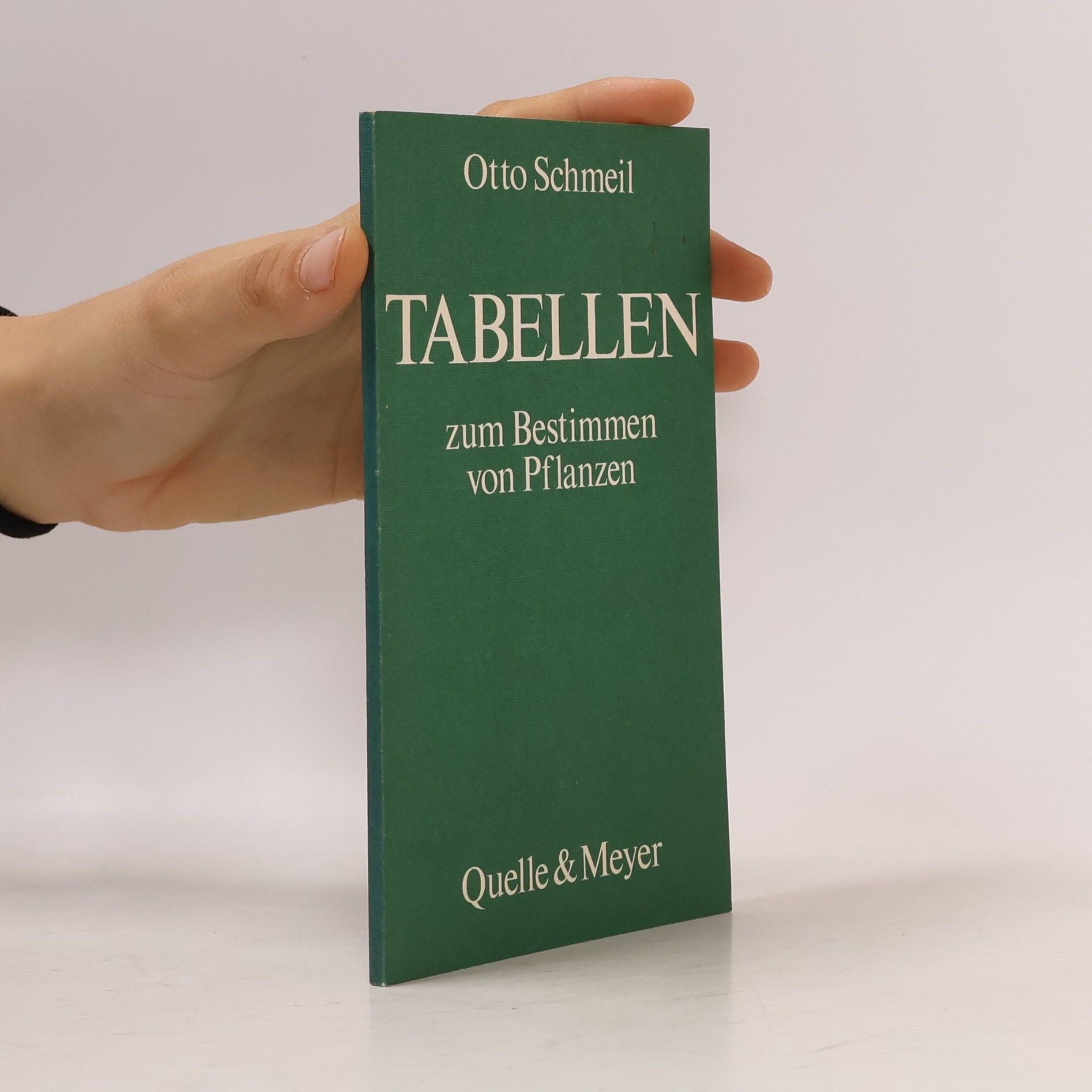 Dr. O. Schmeil Tabellen zum Bestimmen von Pflanzen