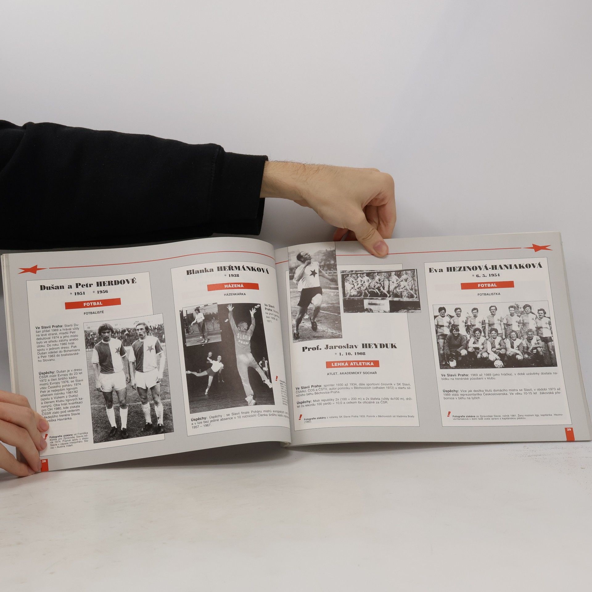 Vladimír Zápotocký Album slavných postav sportovního klubu Slavia Praha 1892-2002
