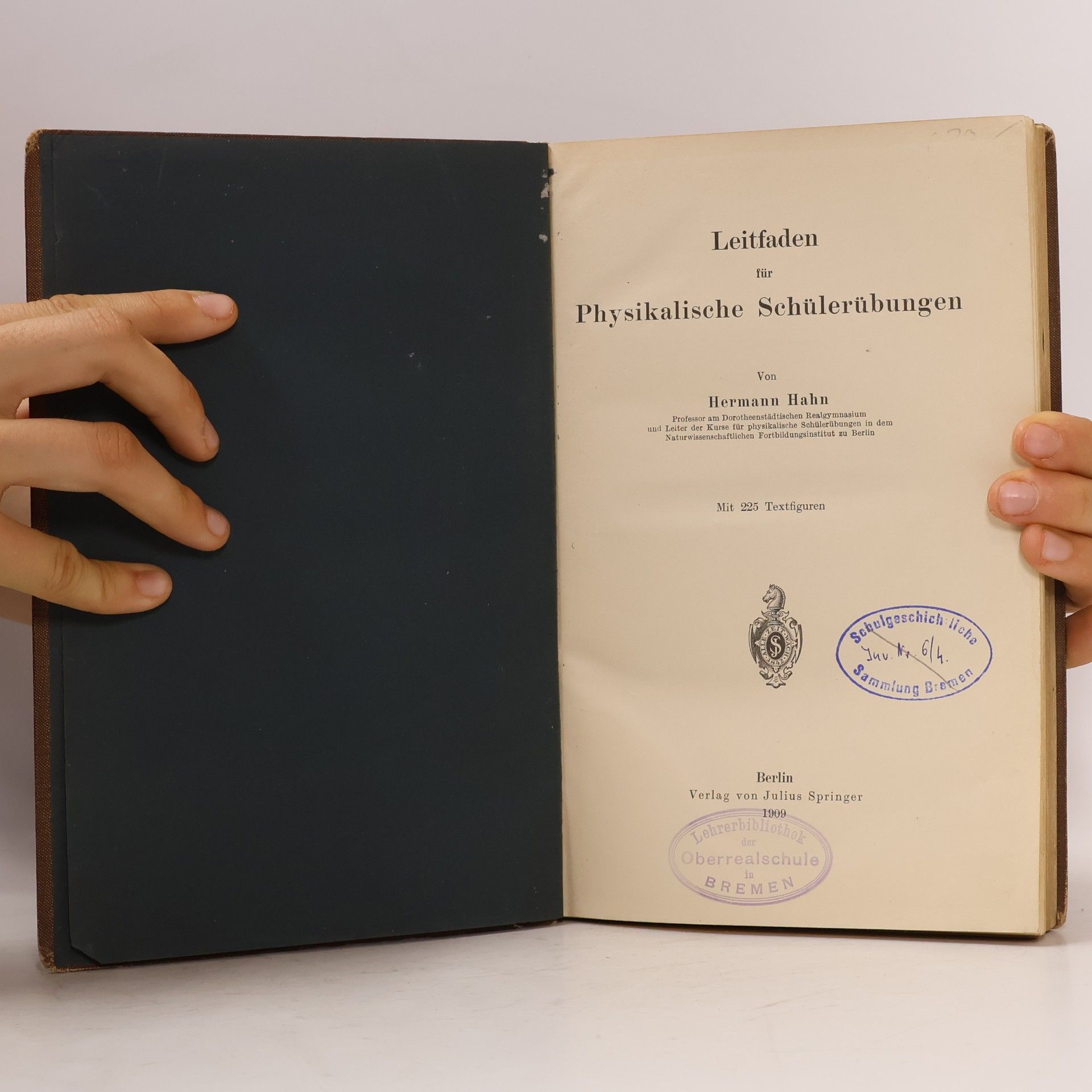 Hermann Hahn Leitfaden für Physikalische Schülerübungen