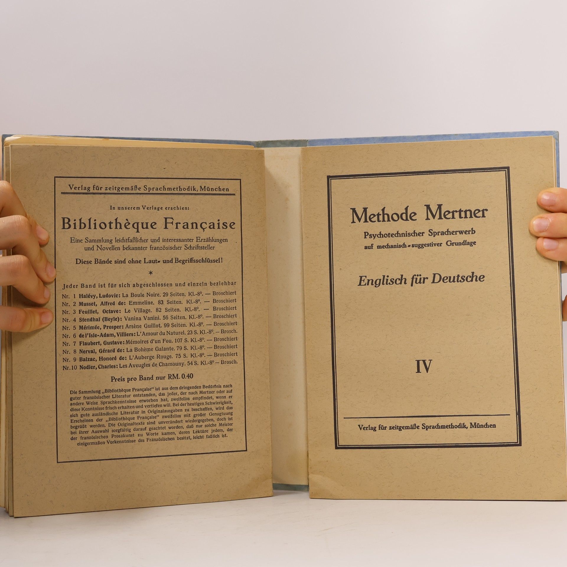 Mertner Methode Mertner: Englisch