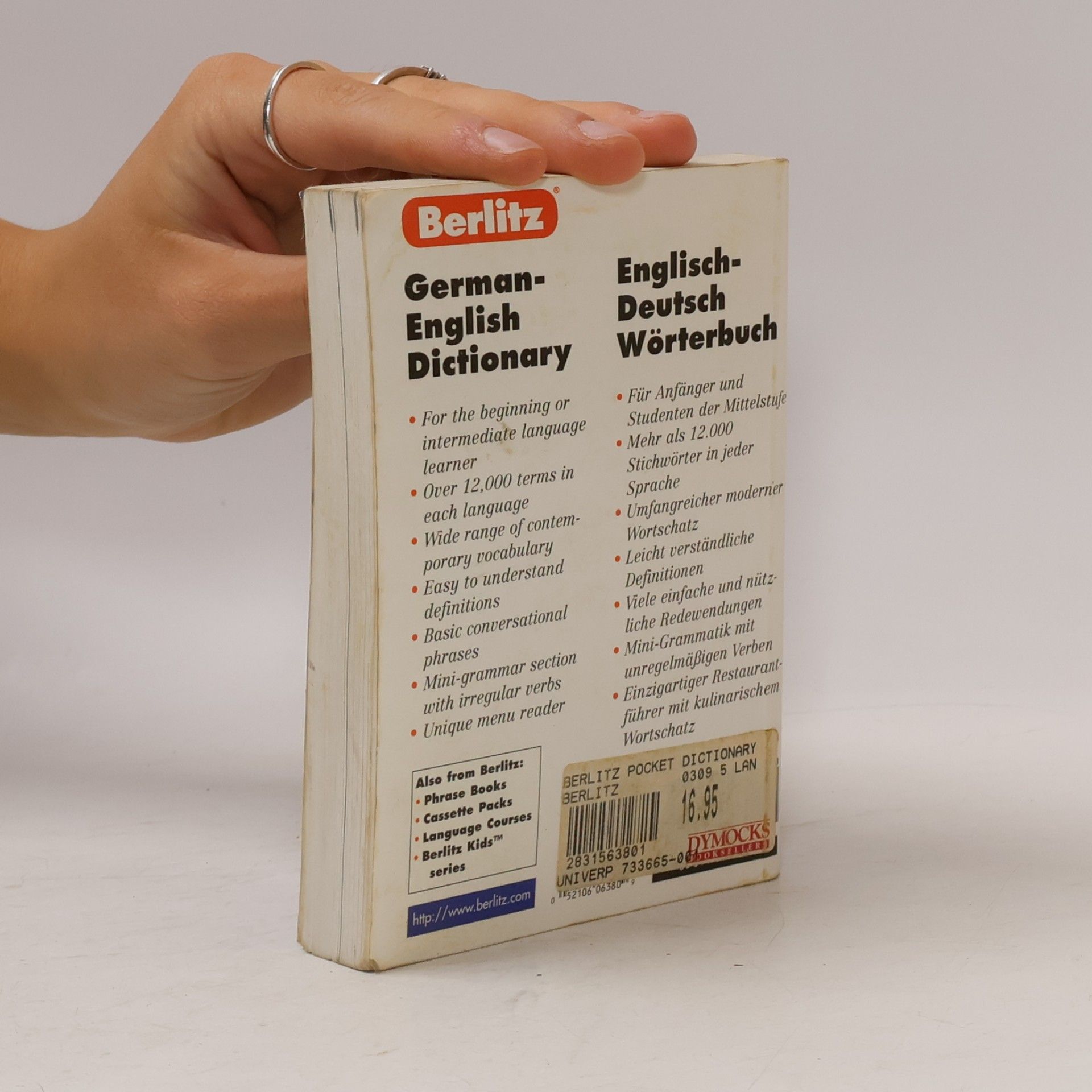 Berlitz Publishing Company Berlitz German-English Dictionary/Wörterbuch Englisch-Deutsch