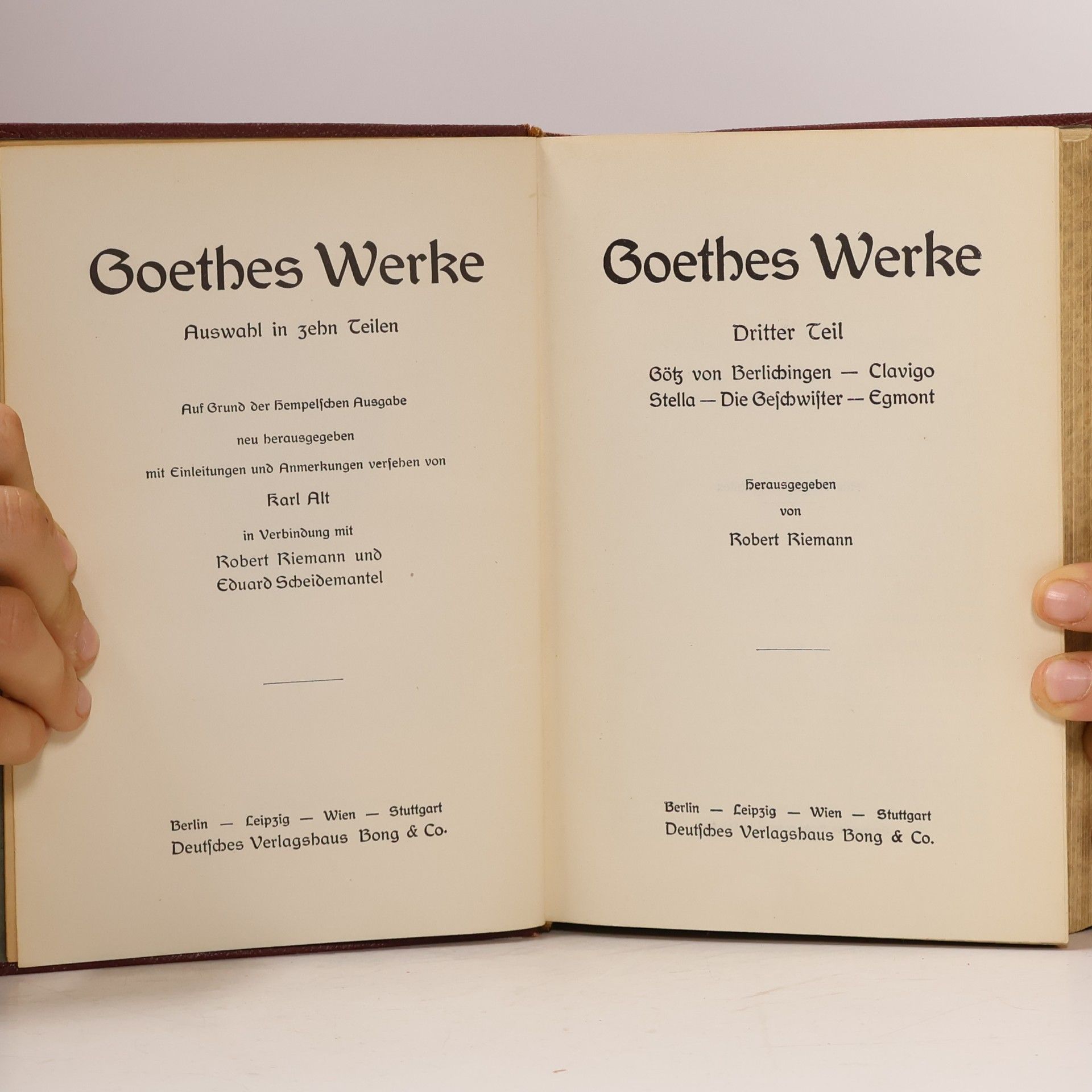 Johann Wolfgang von Goethe Goethes Werke. Dritter Teil