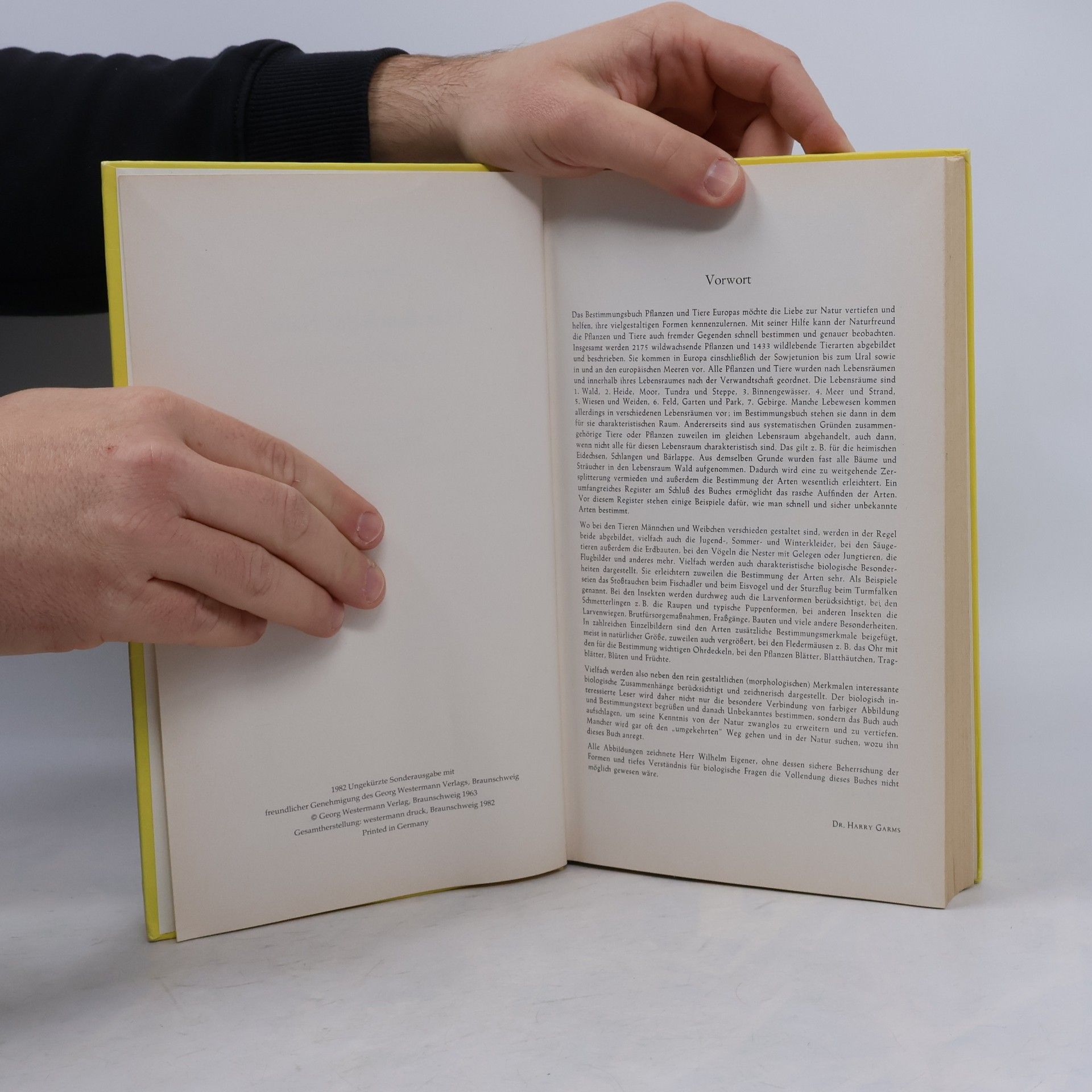 Harry Garms Handbuch der Natur