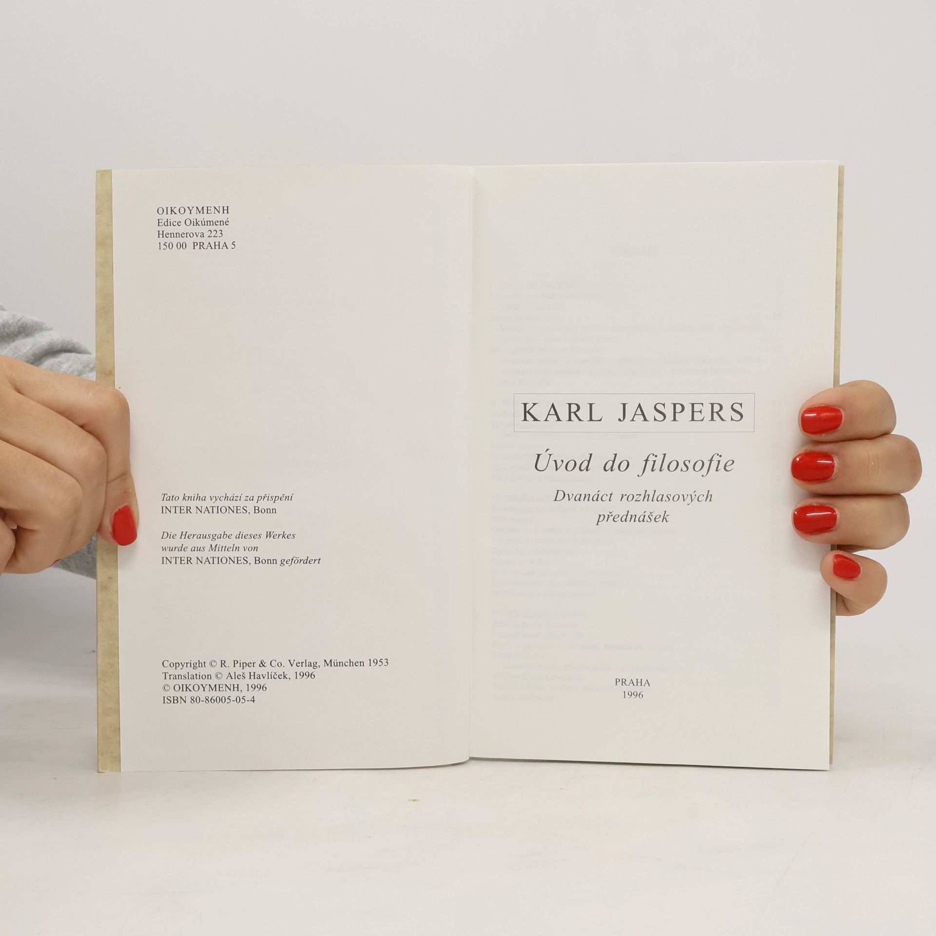 Karl Jaspers Úvod do filosofie