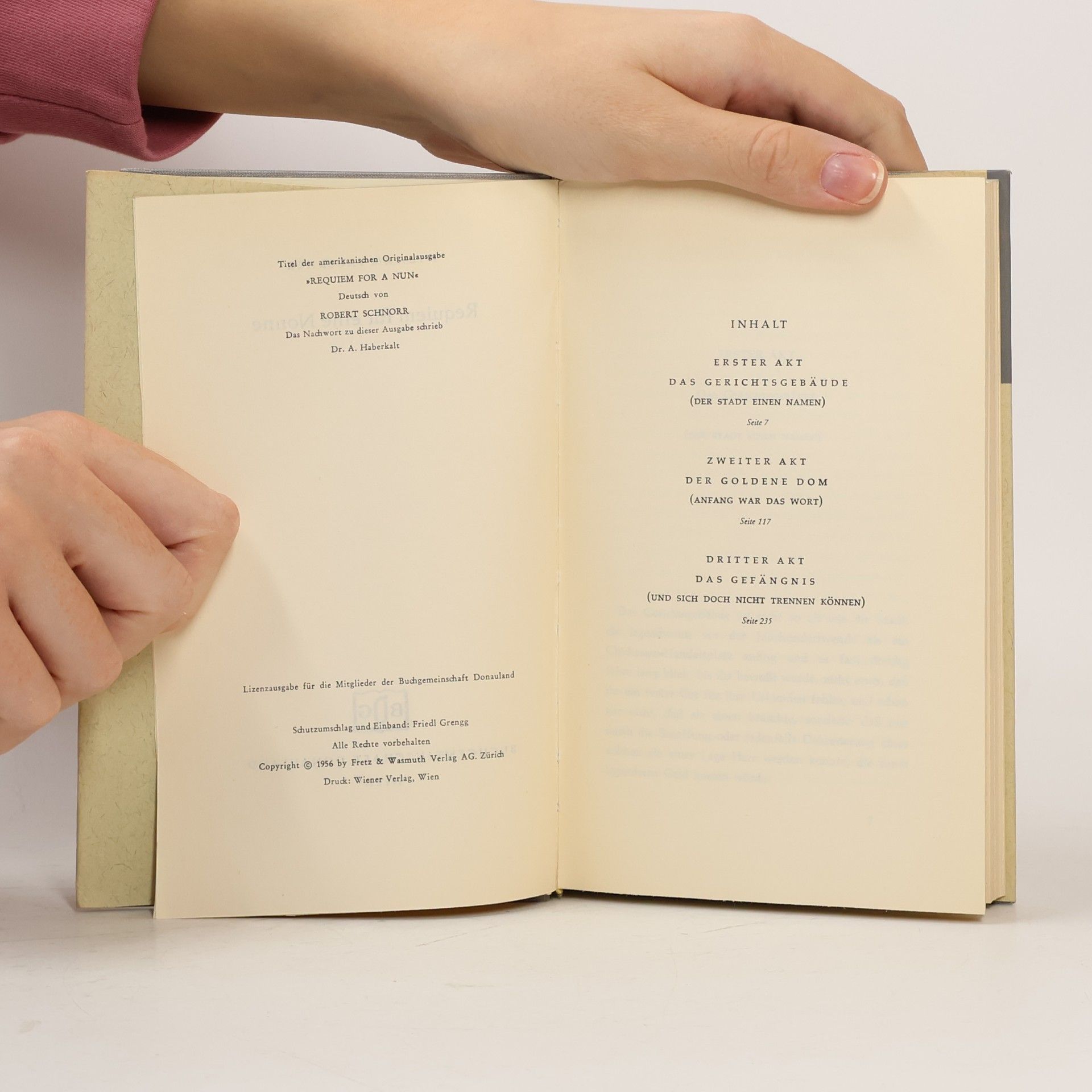 William Faulkner Requiem für eine Nonne