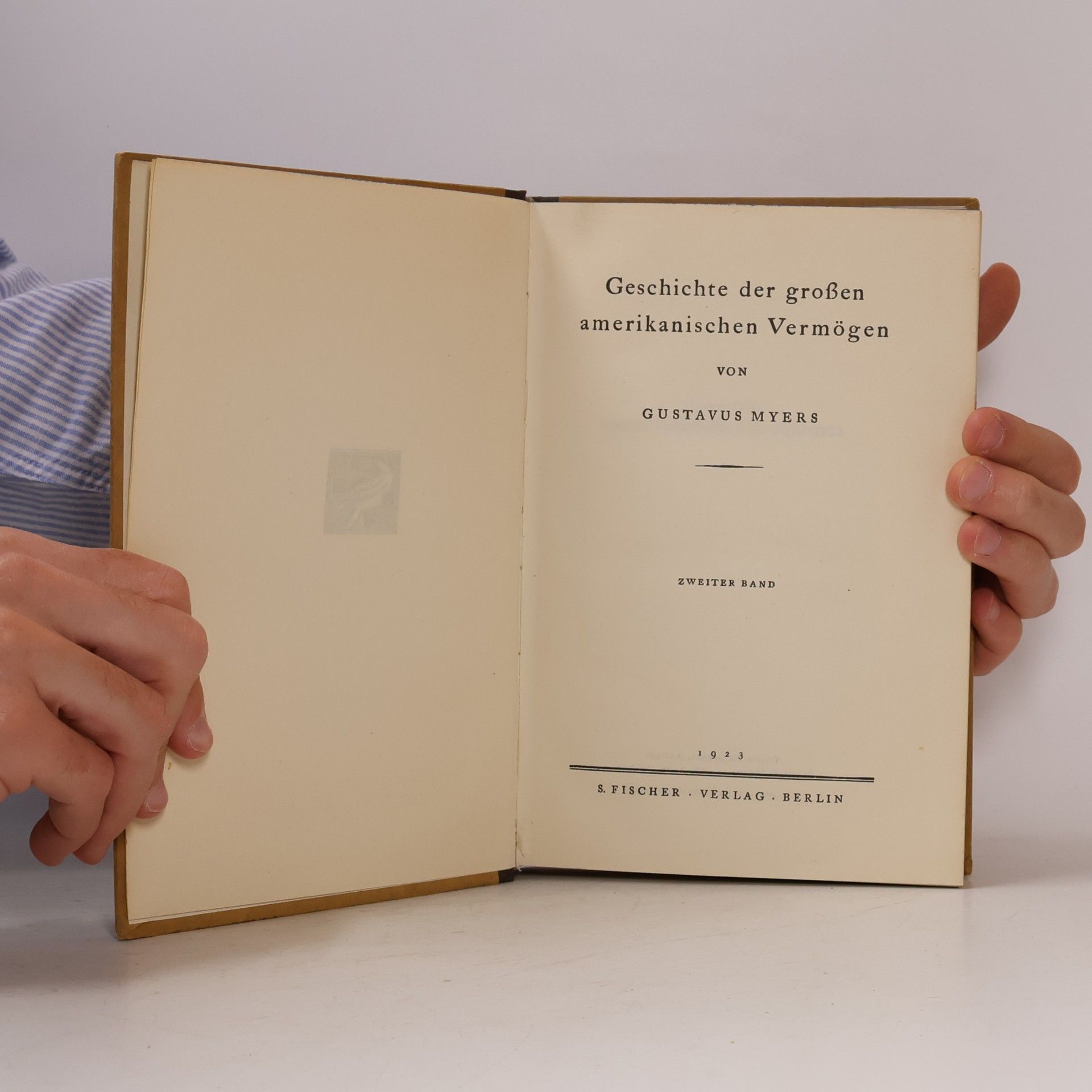 Gustavus Myers Geschichte der grossen amerikanischen Vermögen