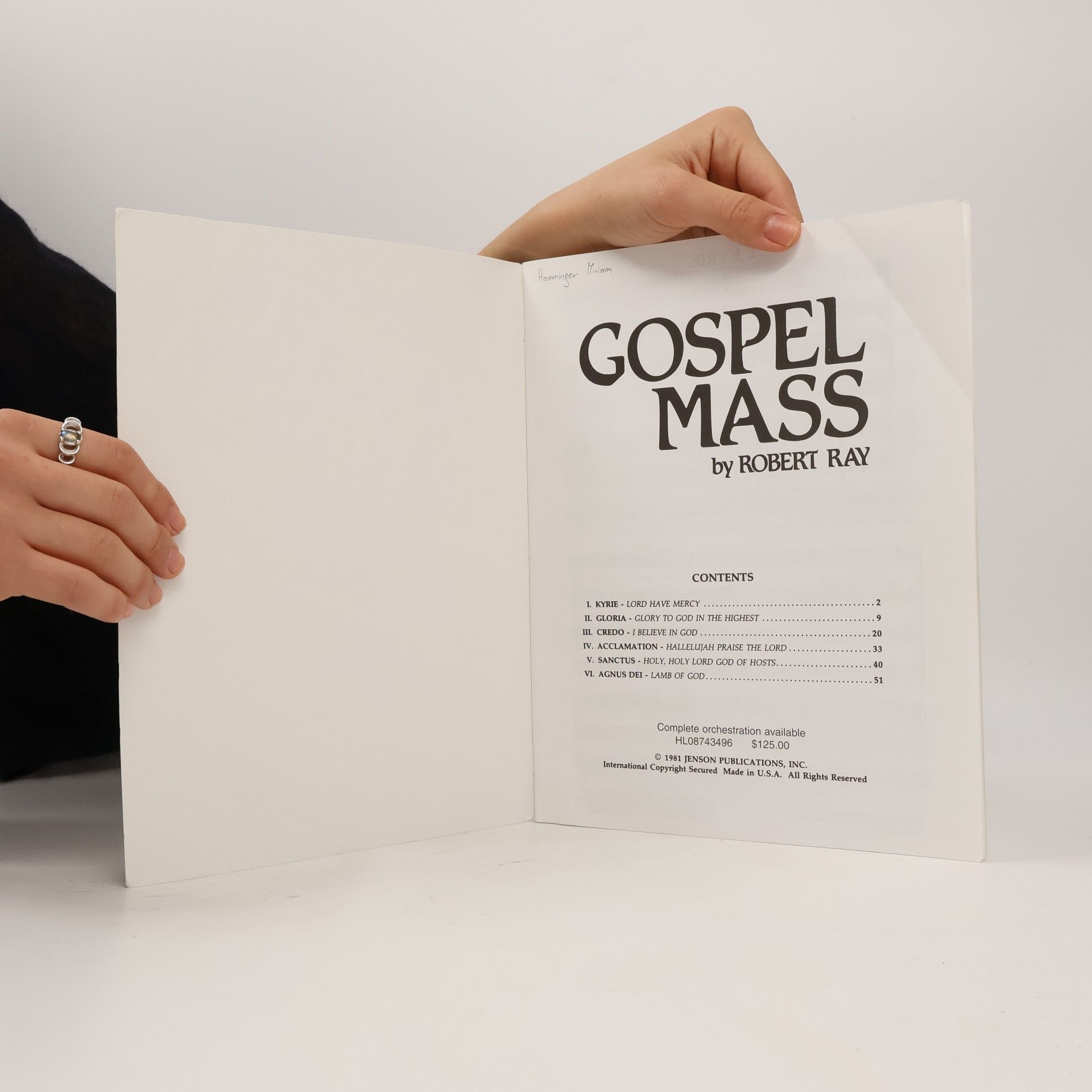 Robert Ray Gospel Mass