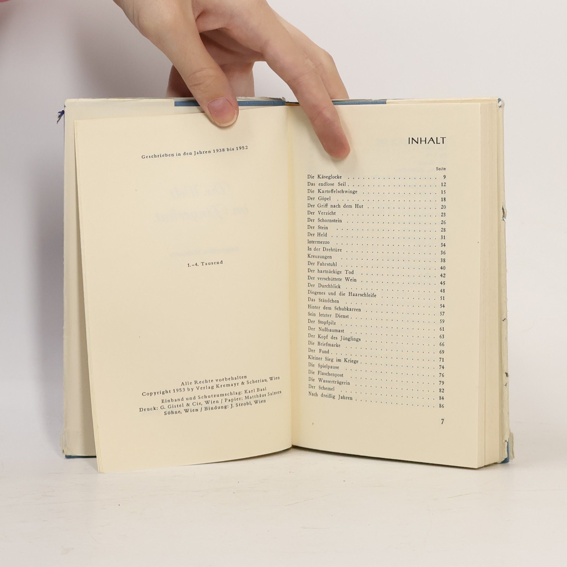 Friedrich Sacher Die Welt im Fingerhut