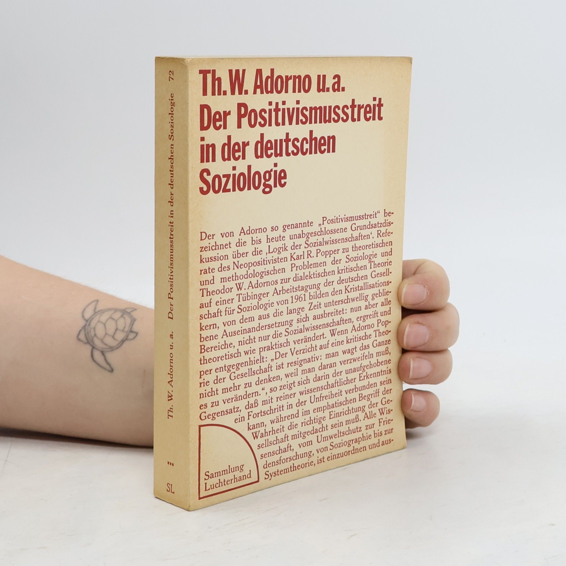 Der Positivismusstreit in der deutschen Soziologie