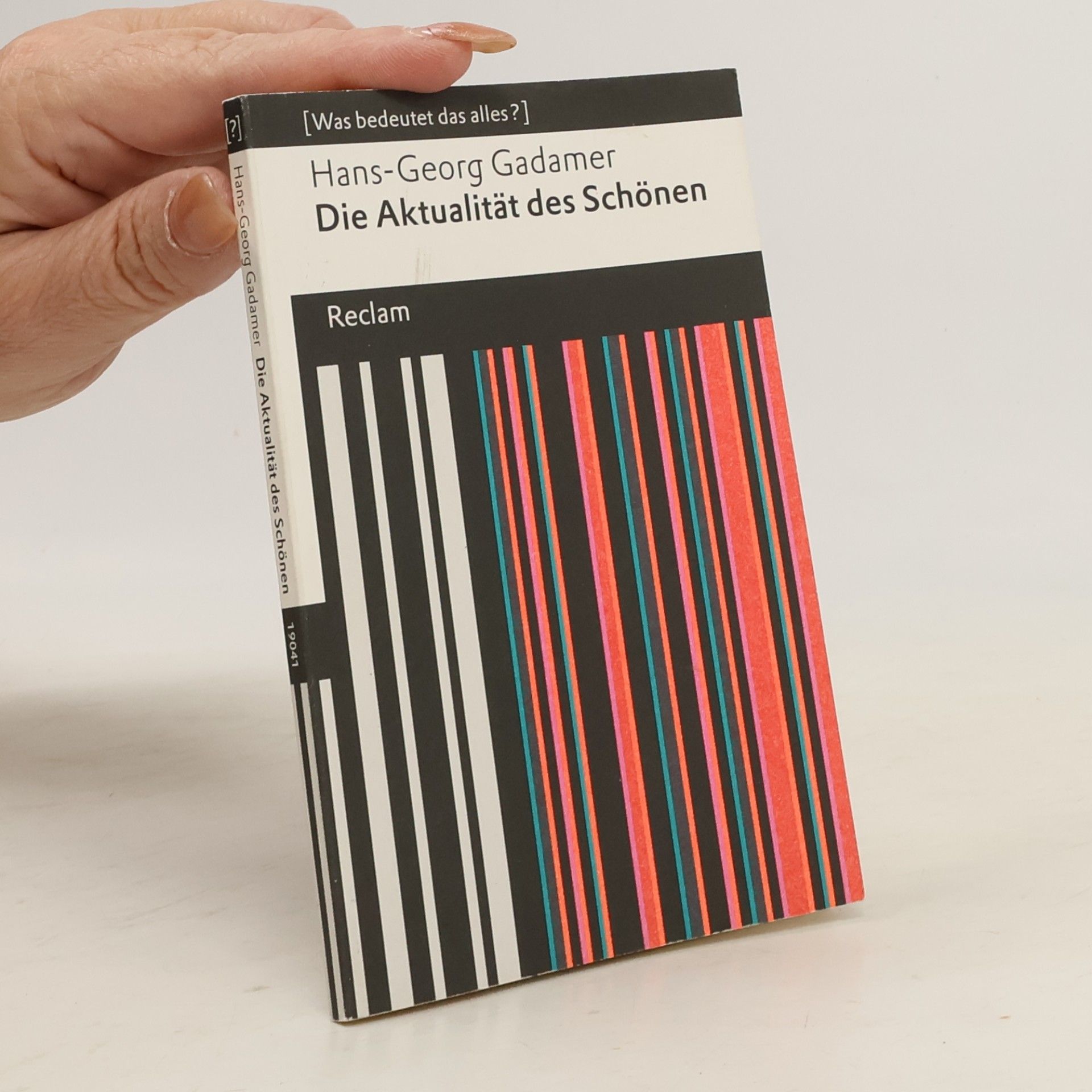 Hans-Georg Gadamer Die Aktualität des Schönen