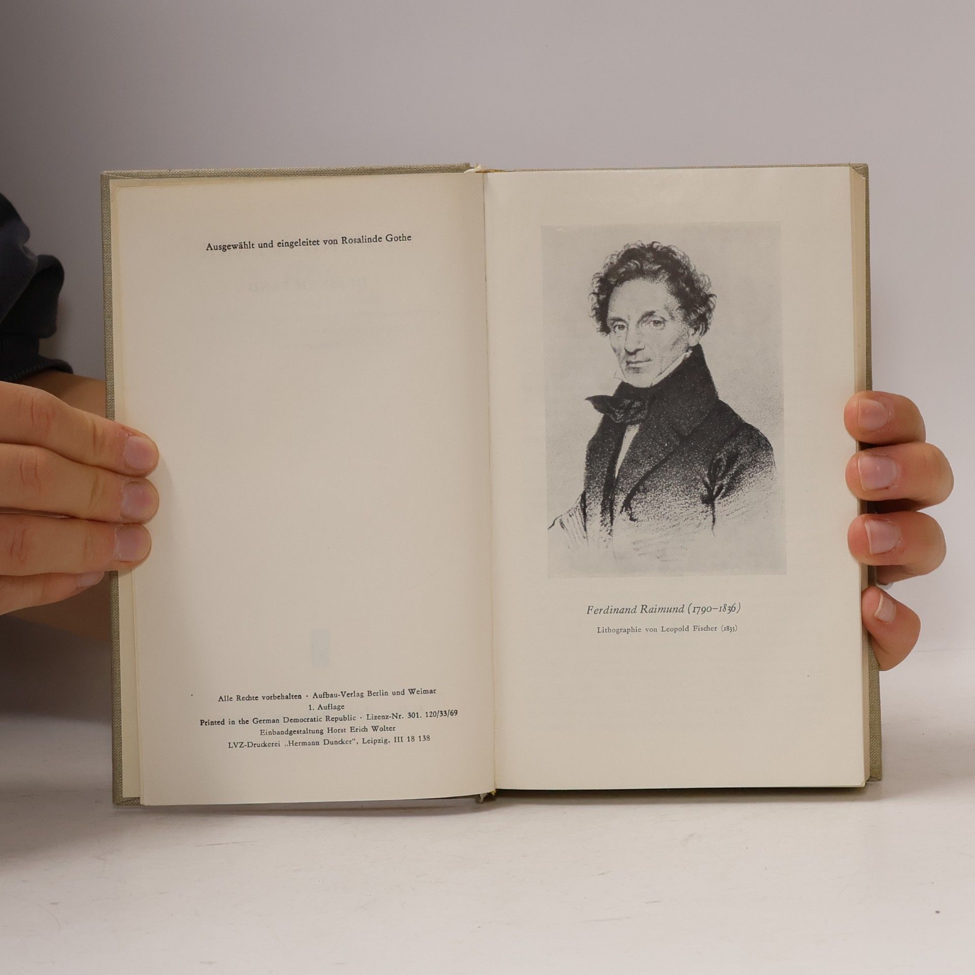 Ferdinand Raimund Raimunds Werke in einem Band
