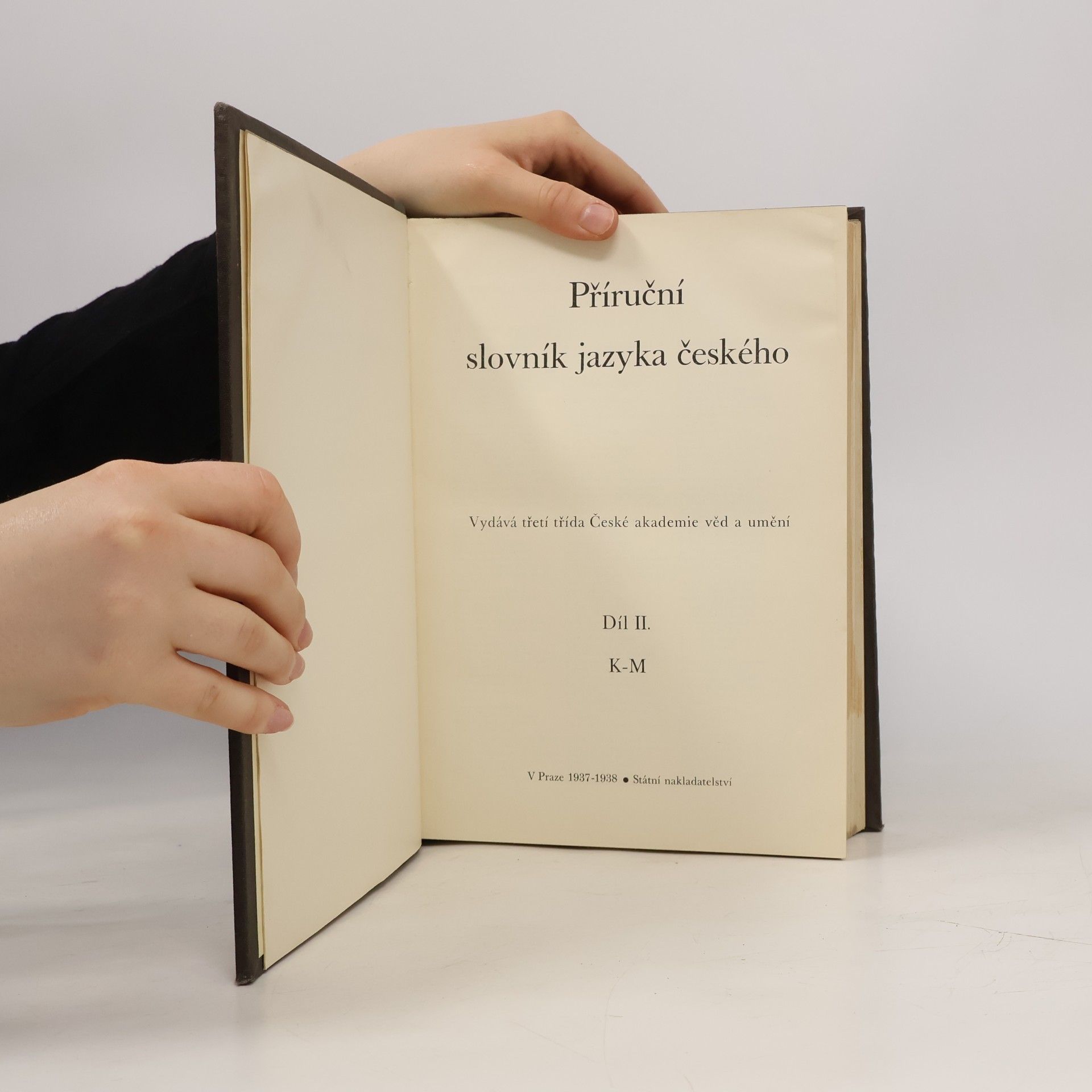 Autorenkollektiv Příruční slovník jazyka českého. Díl II. K-M