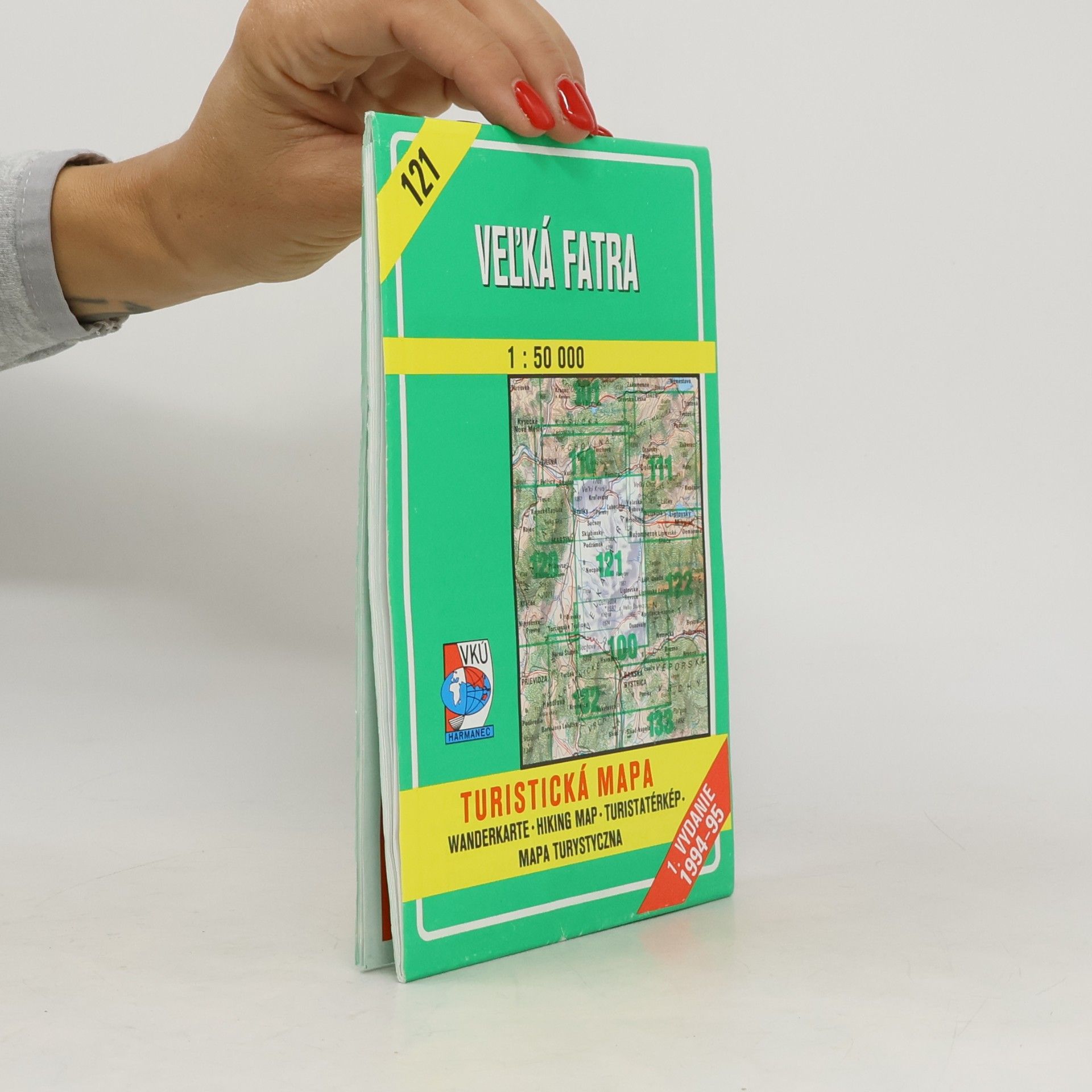 Autorenkollektiv Veľká Fatra. Turistická mapa 1:50 000