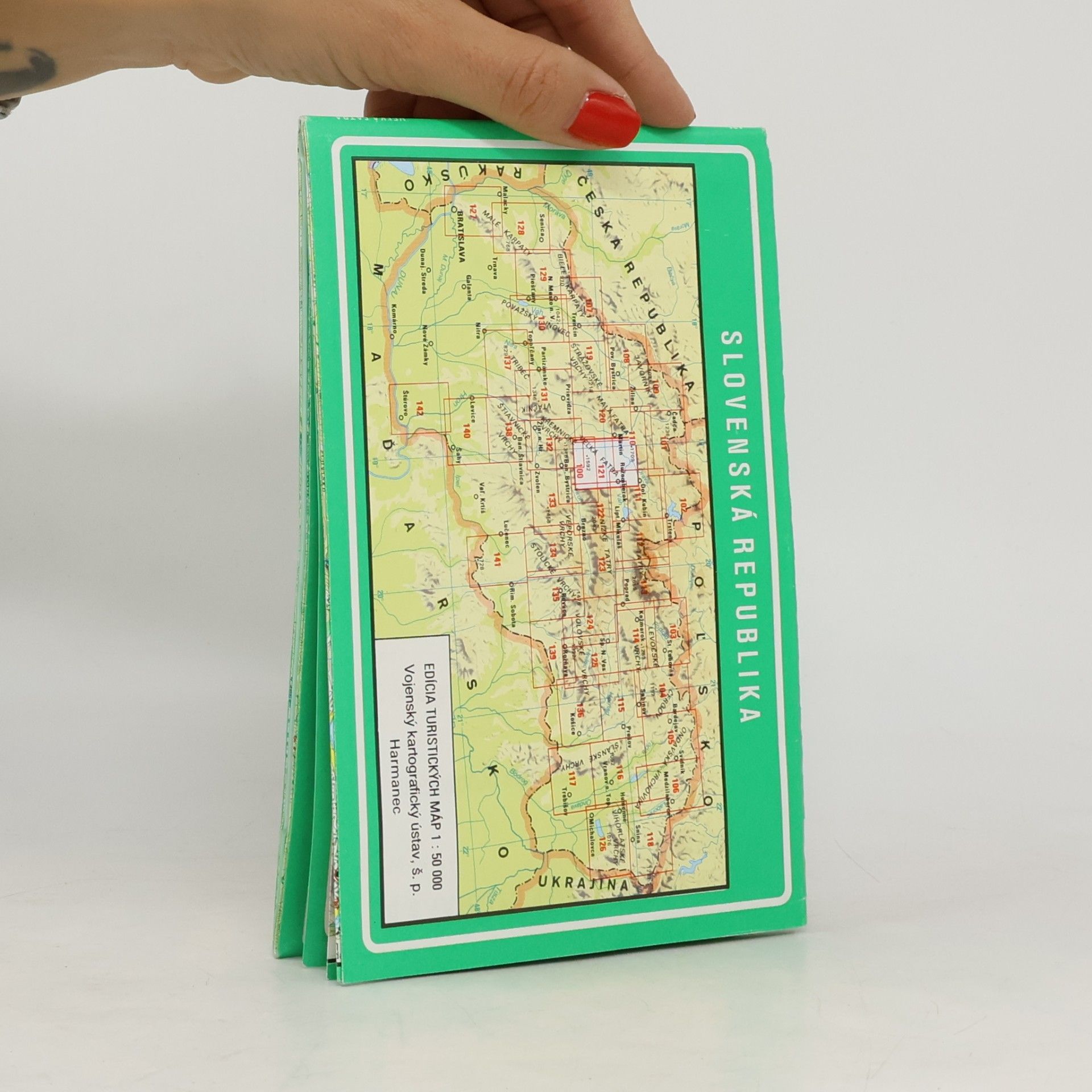 Kolektiv autorů Veľká Fatra. Turistická mapa 1:50 000