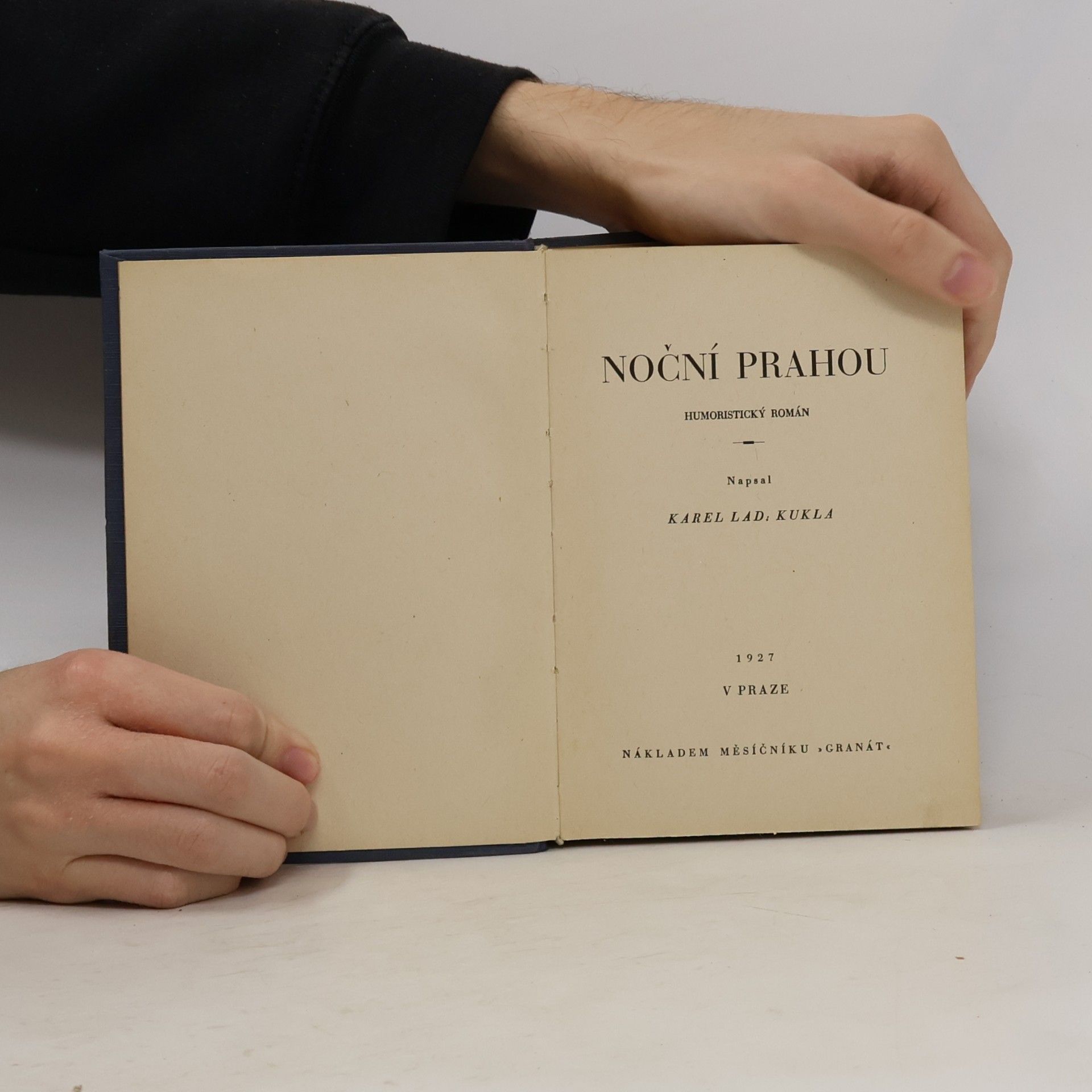 Karel Ladislav Kukla Noční Prahou