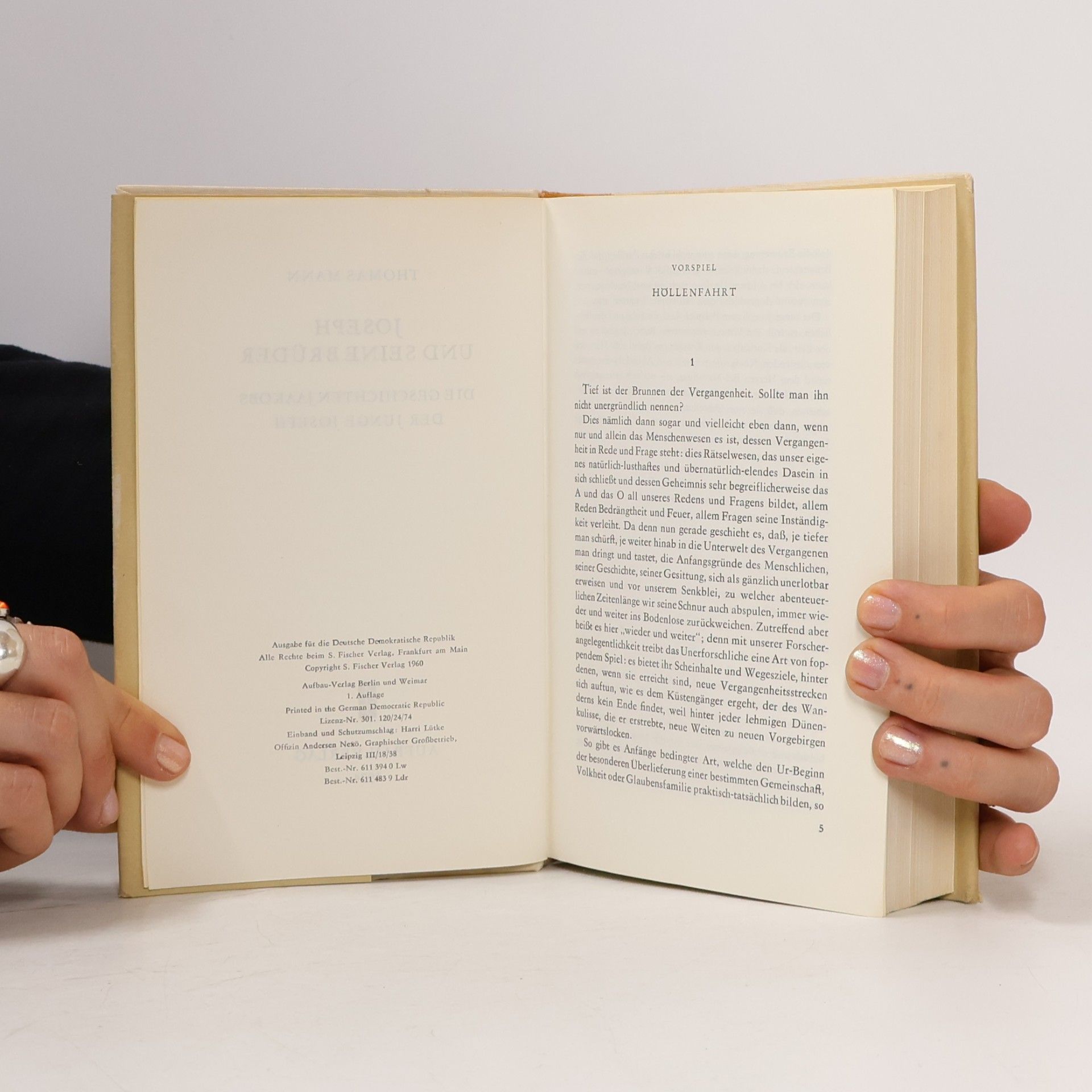 Thomas Mann Joseph und seine Brüder 1