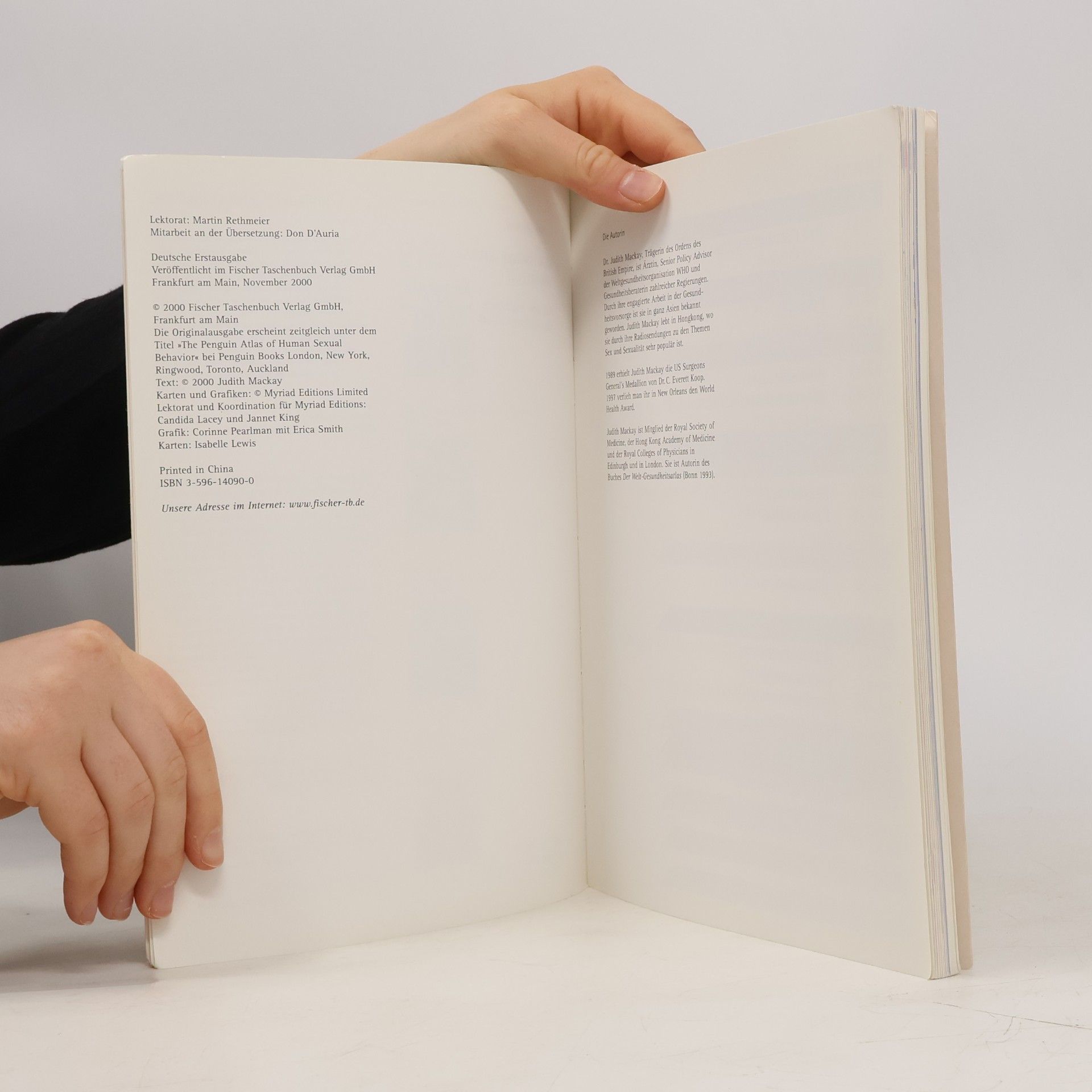 Judith Mackay Der Fischer Atlas Sexualität