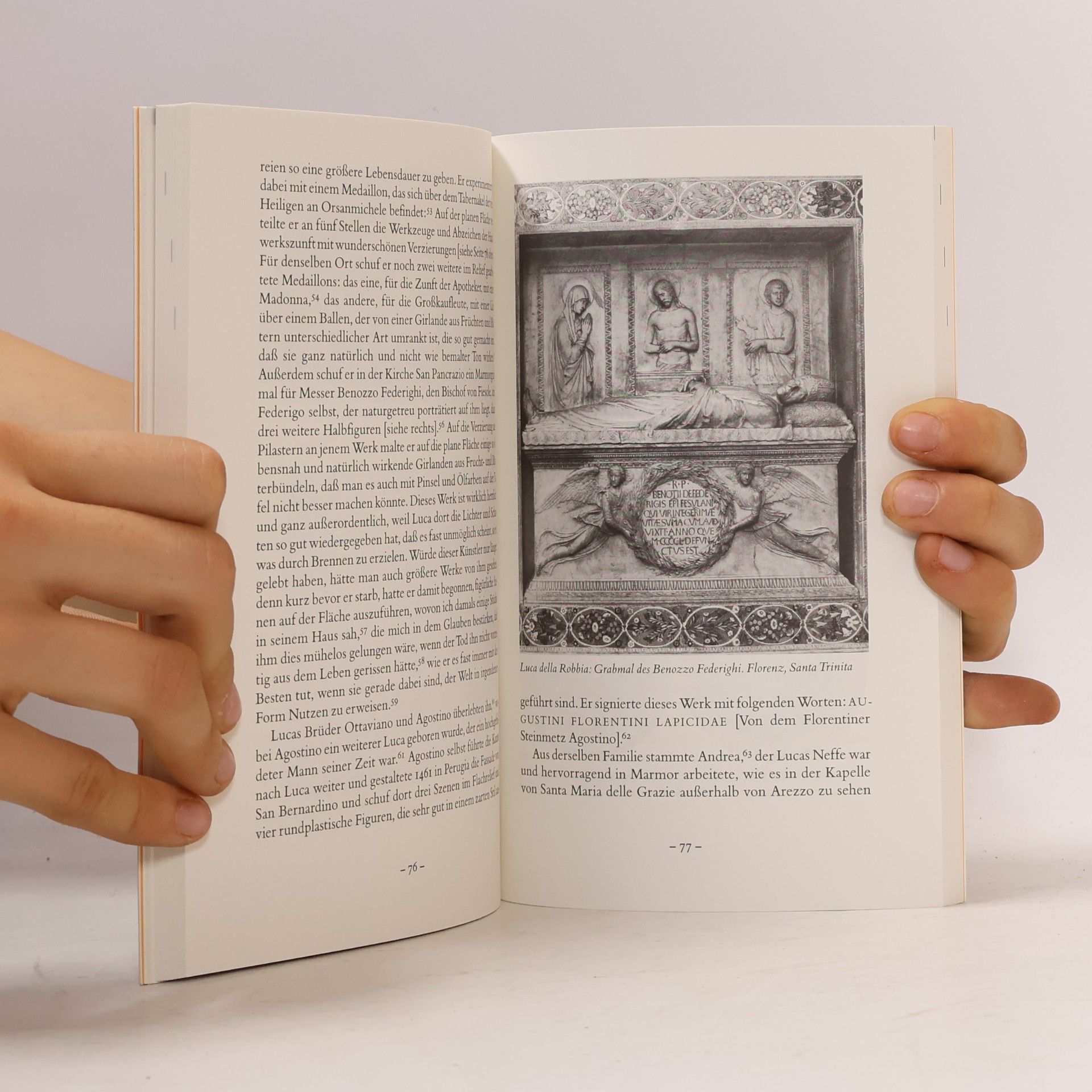 Giorgio Vasari Das Leben des Jacopo della Quercia, Niccolò Aretino, Nanni di Banco und Luca della Robbia