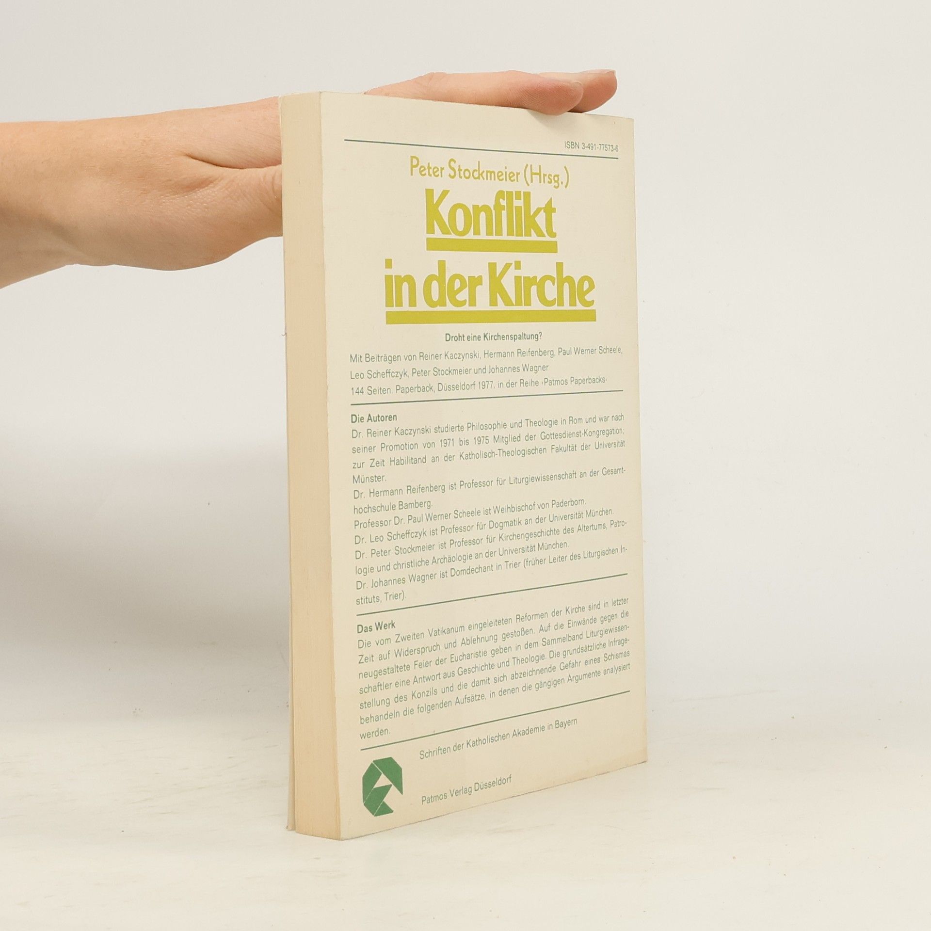 Peter Stockmeier Konflikt in der Kirche