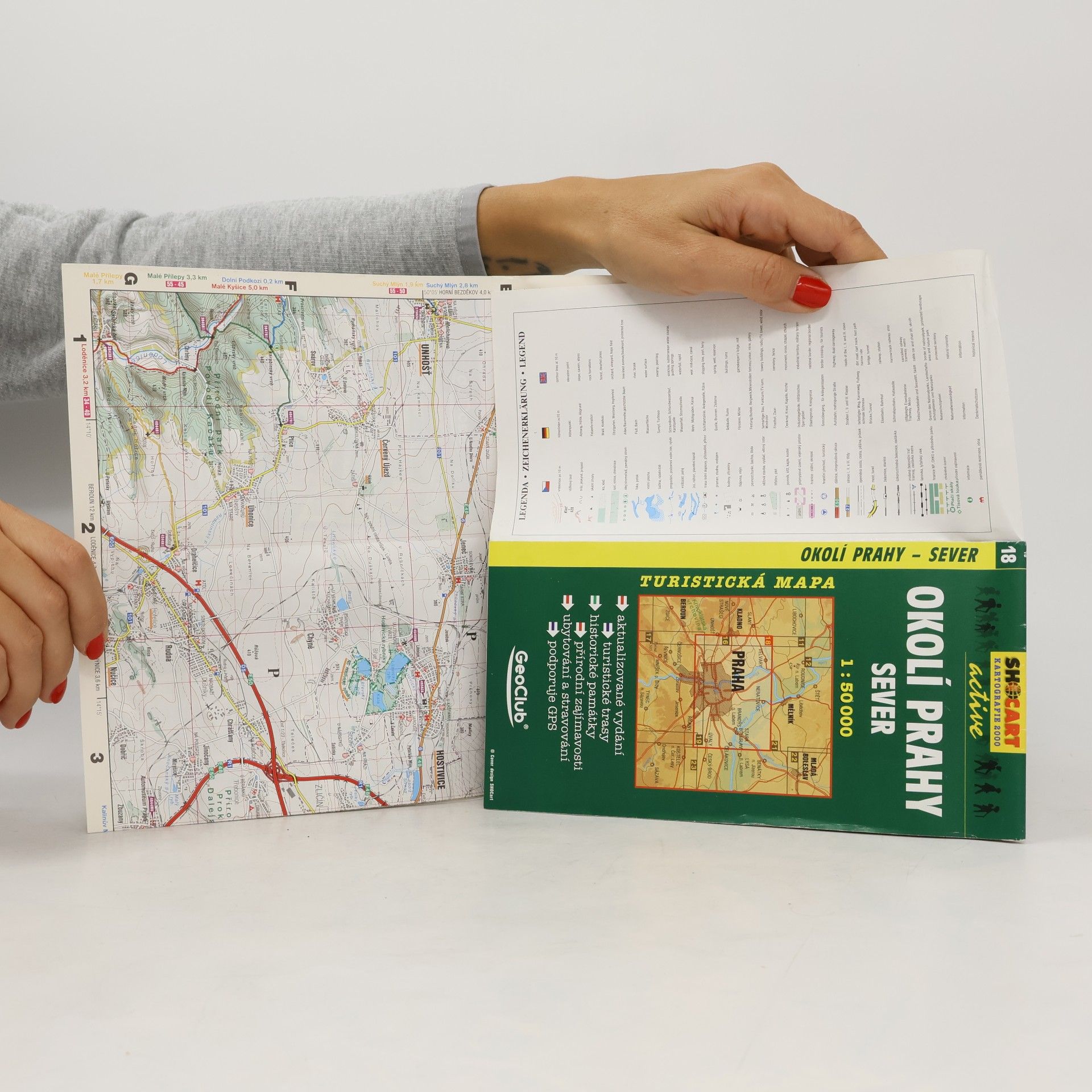 Various authors Okolí Prahy-sever 1:50T - turist .mapa