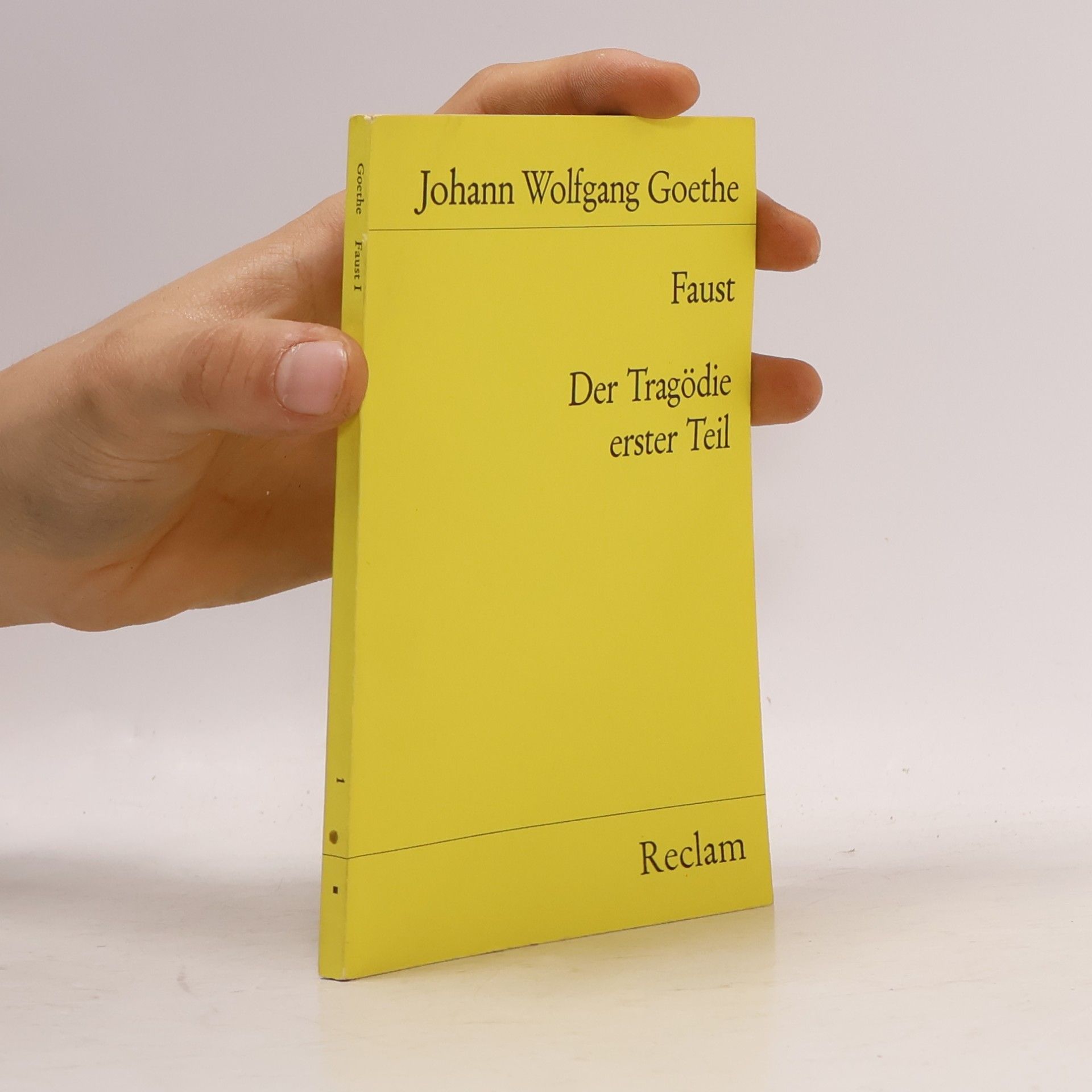 Johann Wolfgang von Goethe Faust : der Tragödie Erster teil
