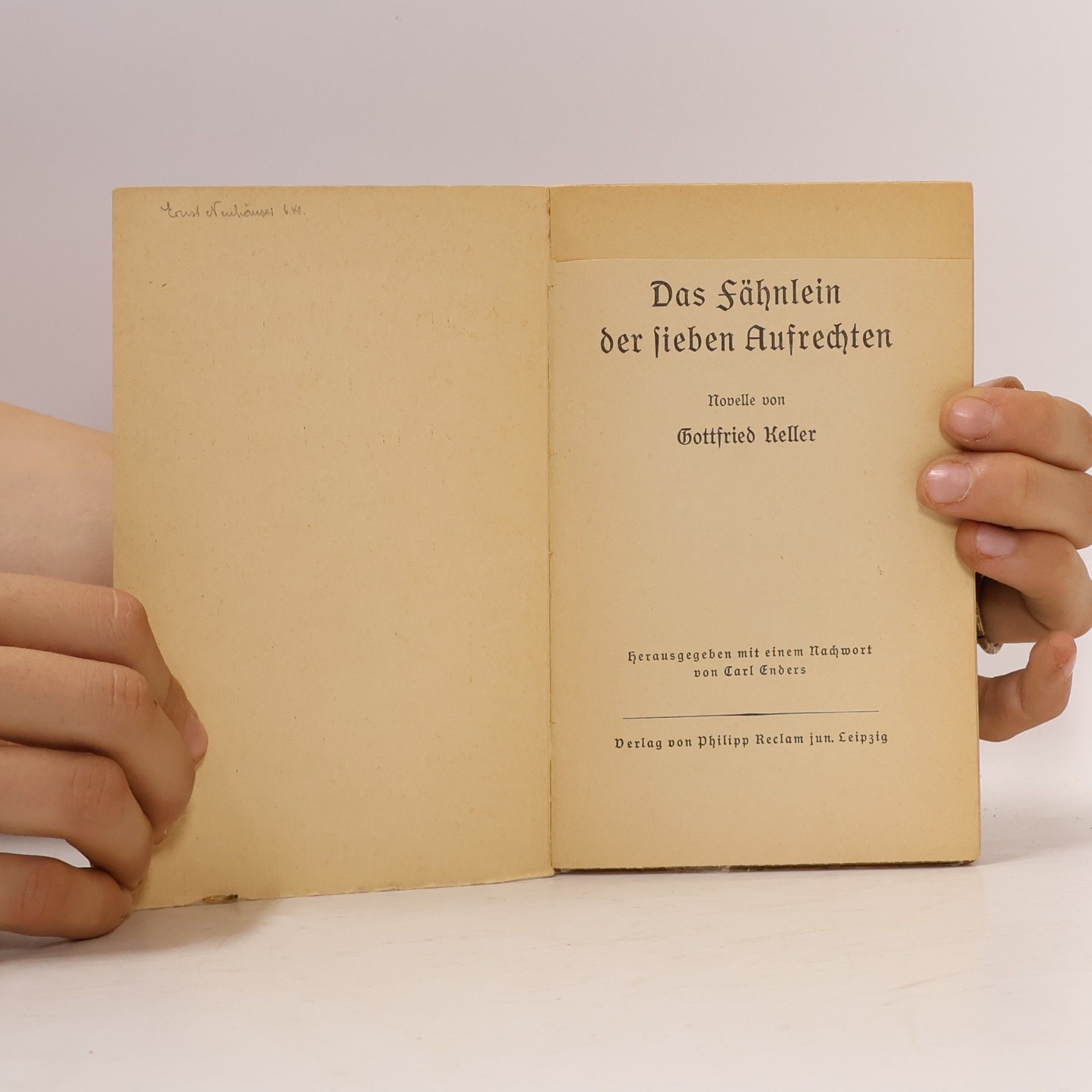 Gottfried Keller Das Fähnlein der sieben Aufrechten
