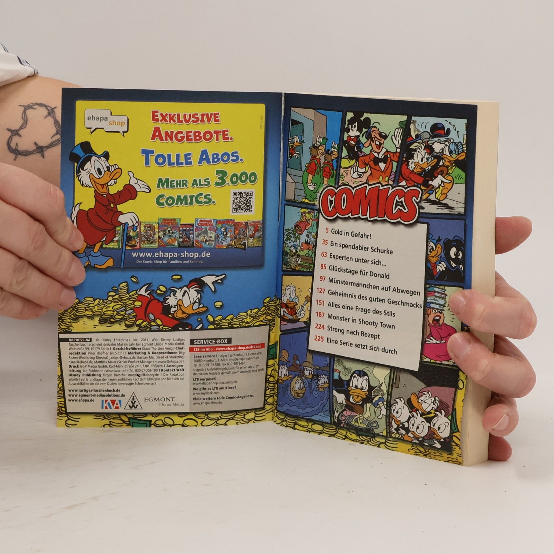 Walt Disney Lustiges Taschenbuch 460. Gold in Gefahr!