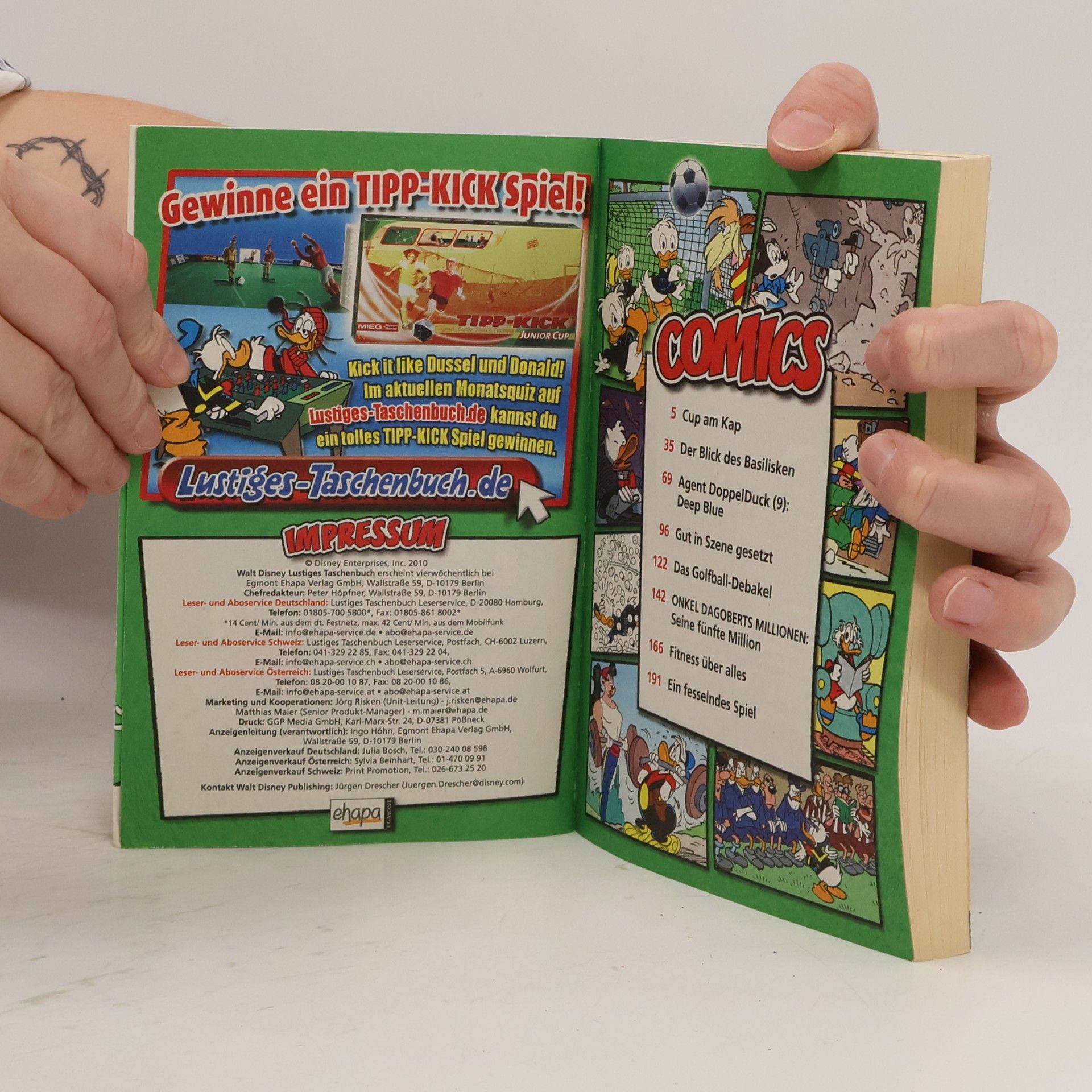 Walt Disney Lustiges Taschenbuch 403. Cup am Kap