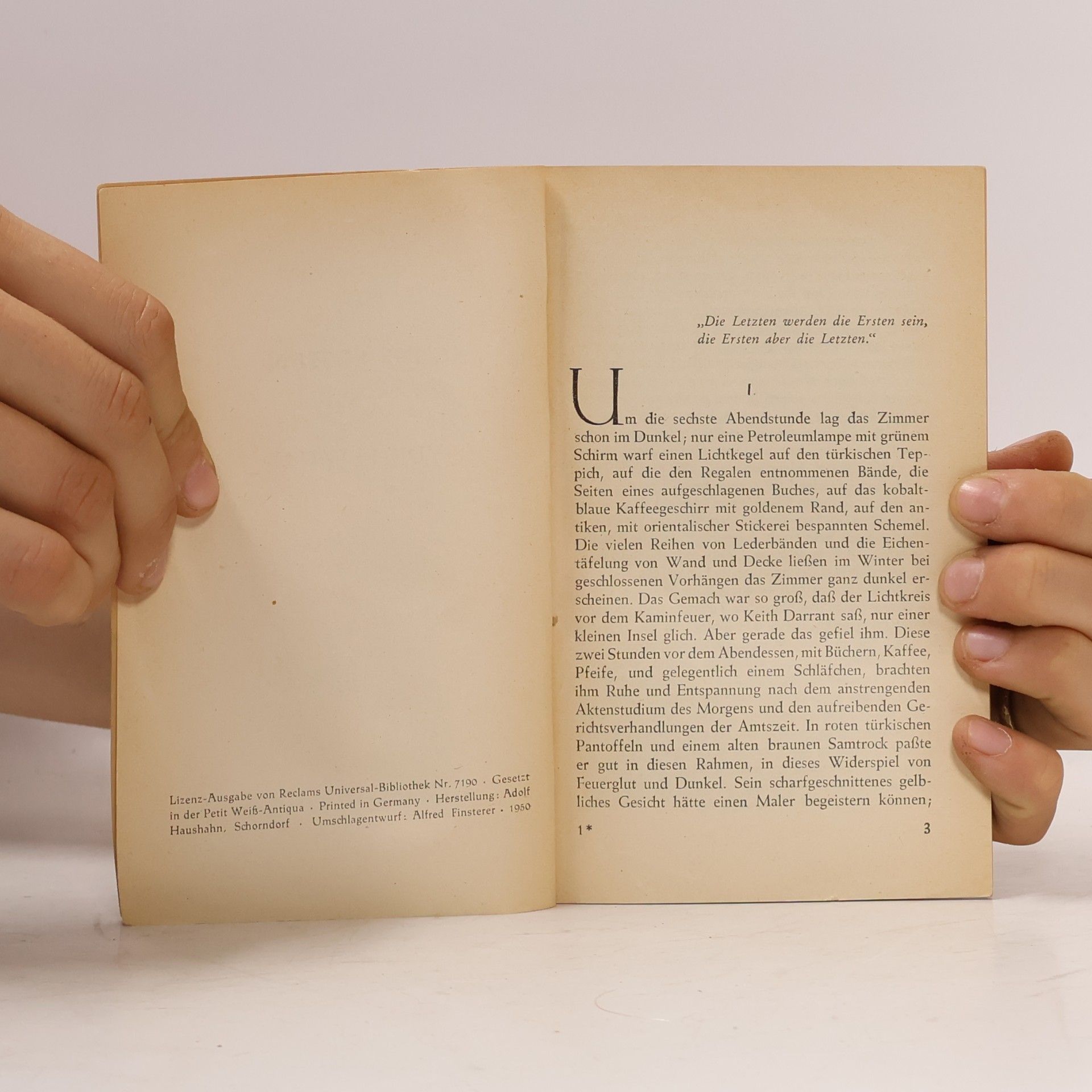John Galsworthy Die Ersten und Die Letzten