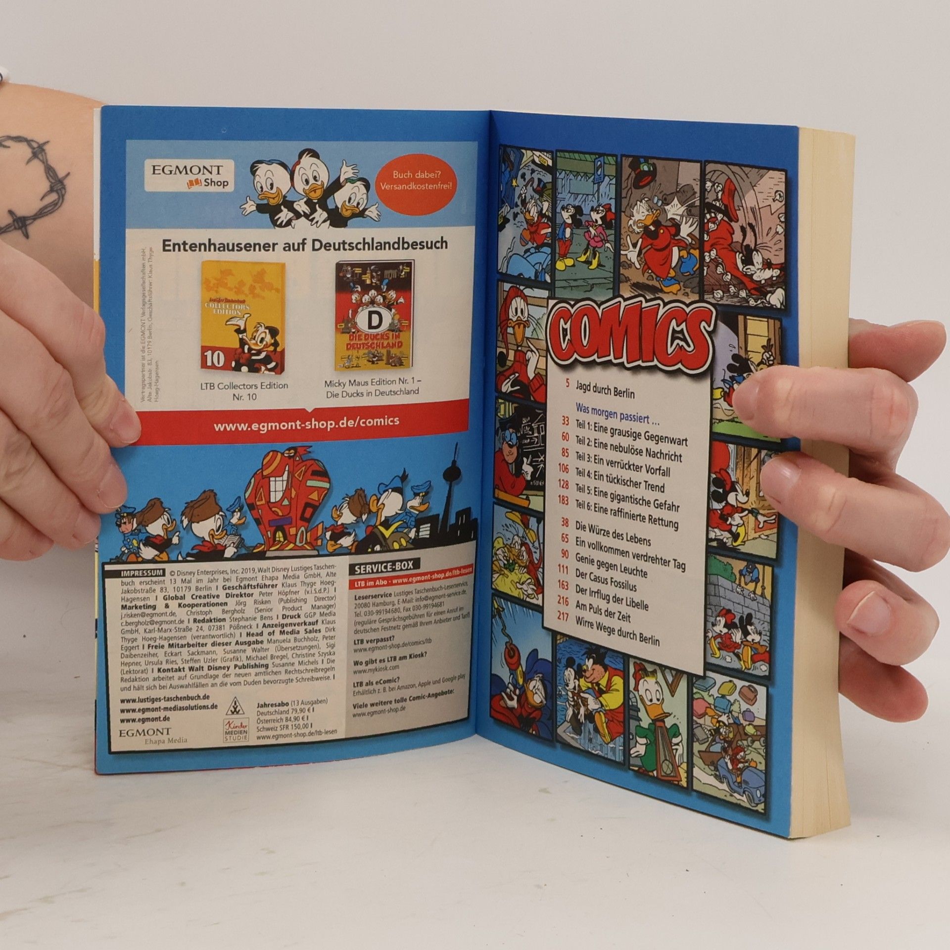 Walt Disney Lustiges Taschenbuch 526. Jagd durch Berlin