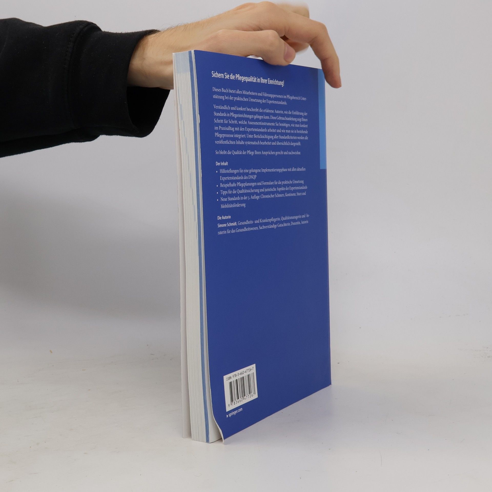 ... Schmidt Expertenstandards in der Pflege - eine Gebrauchsanleitung