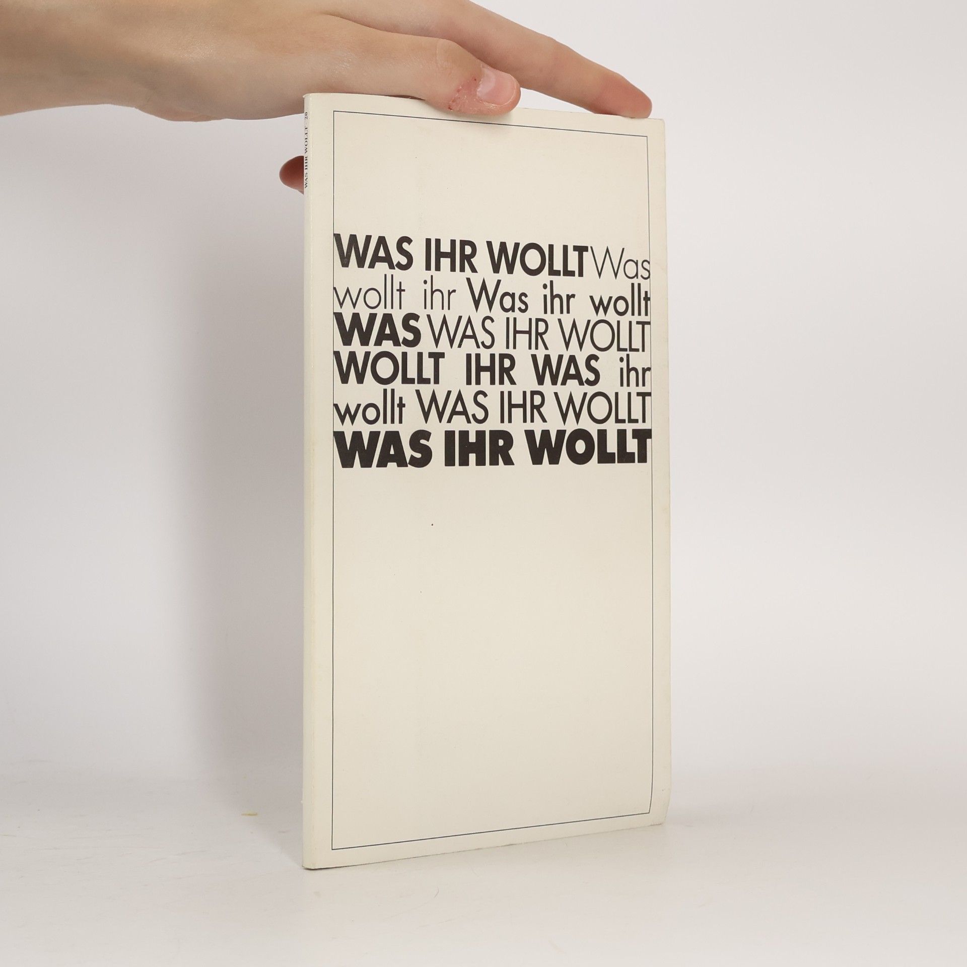 William Shakespeare Was ihr wollt