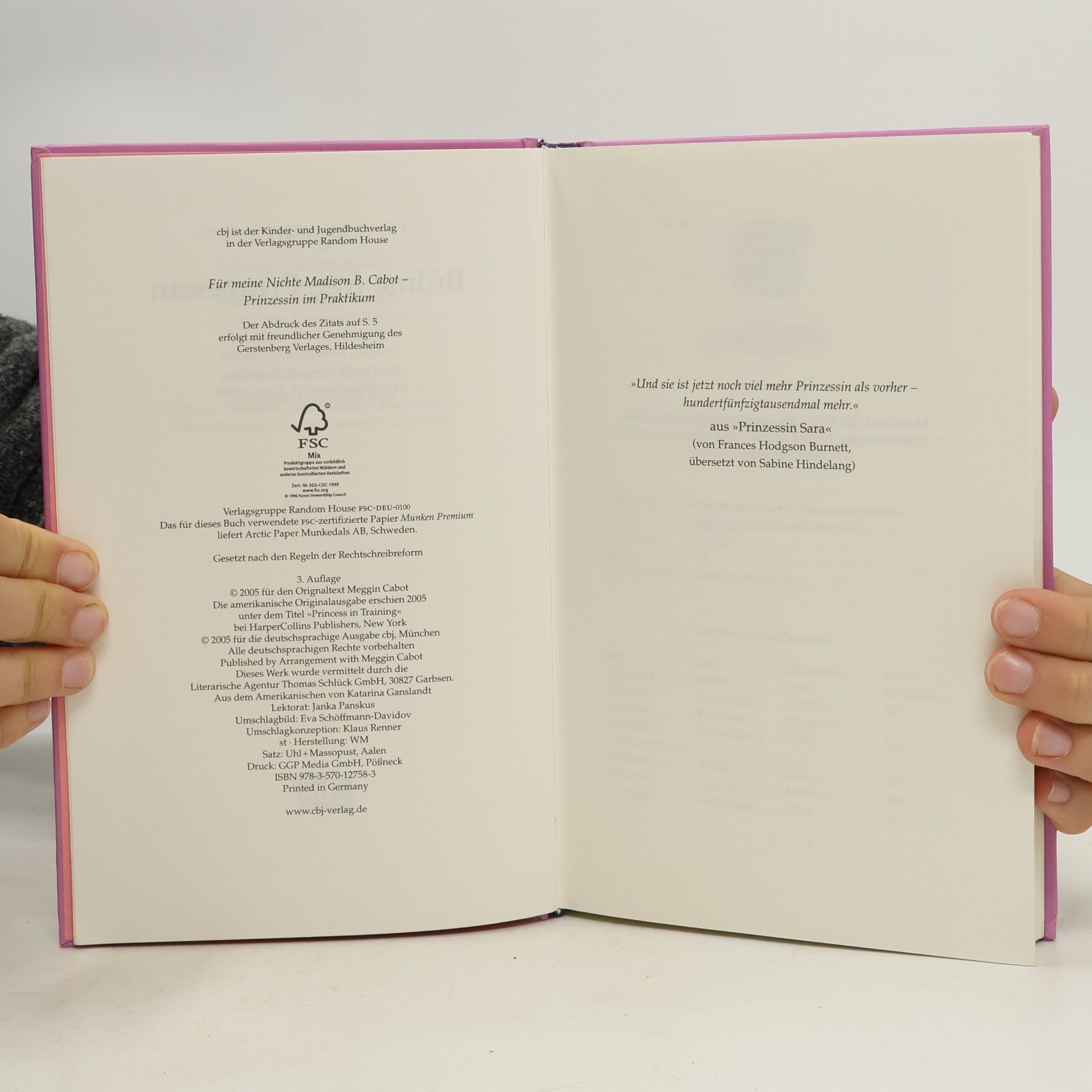 Meg Cabot Bühne frei, Prinzessin