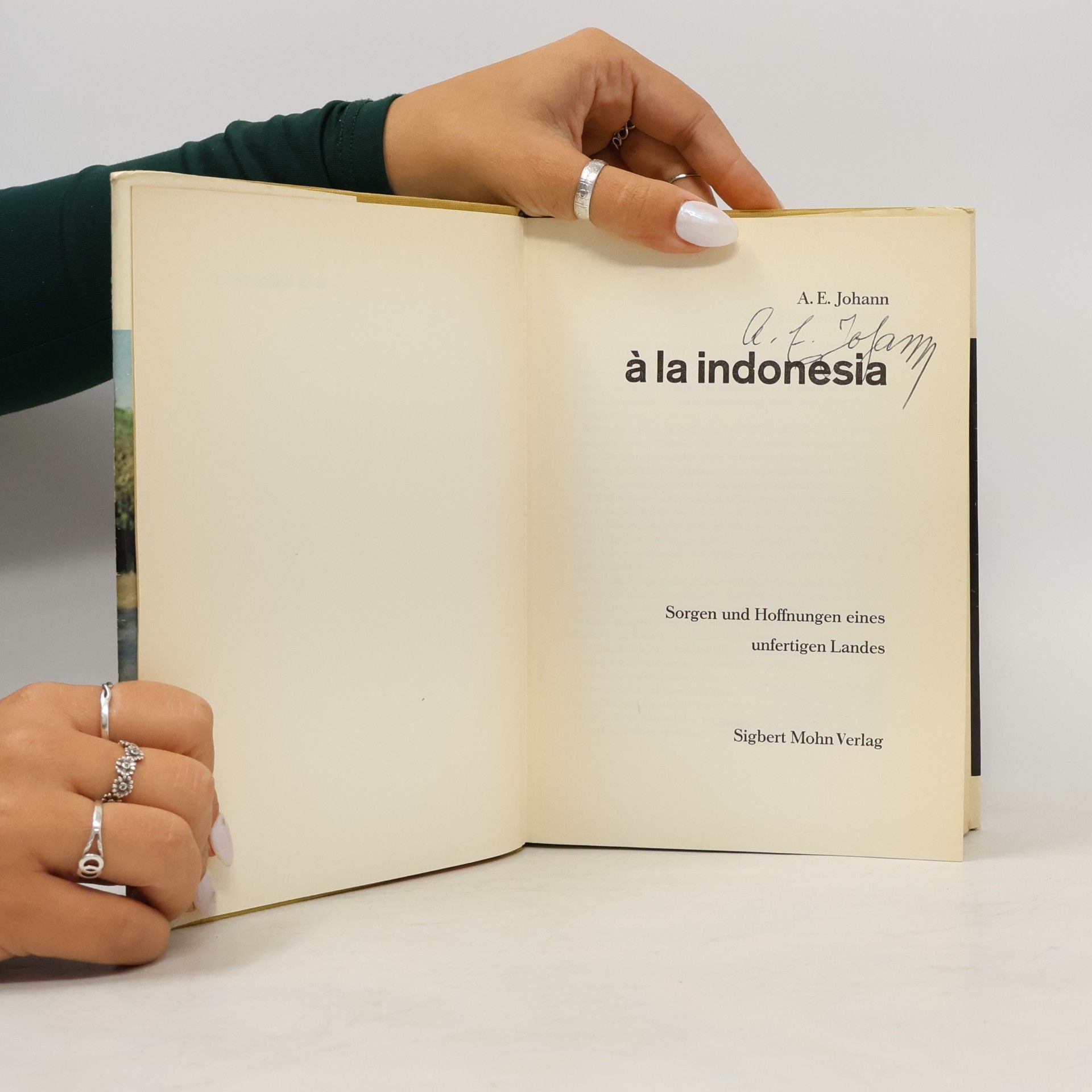A. E. Johann Á la indonesia
