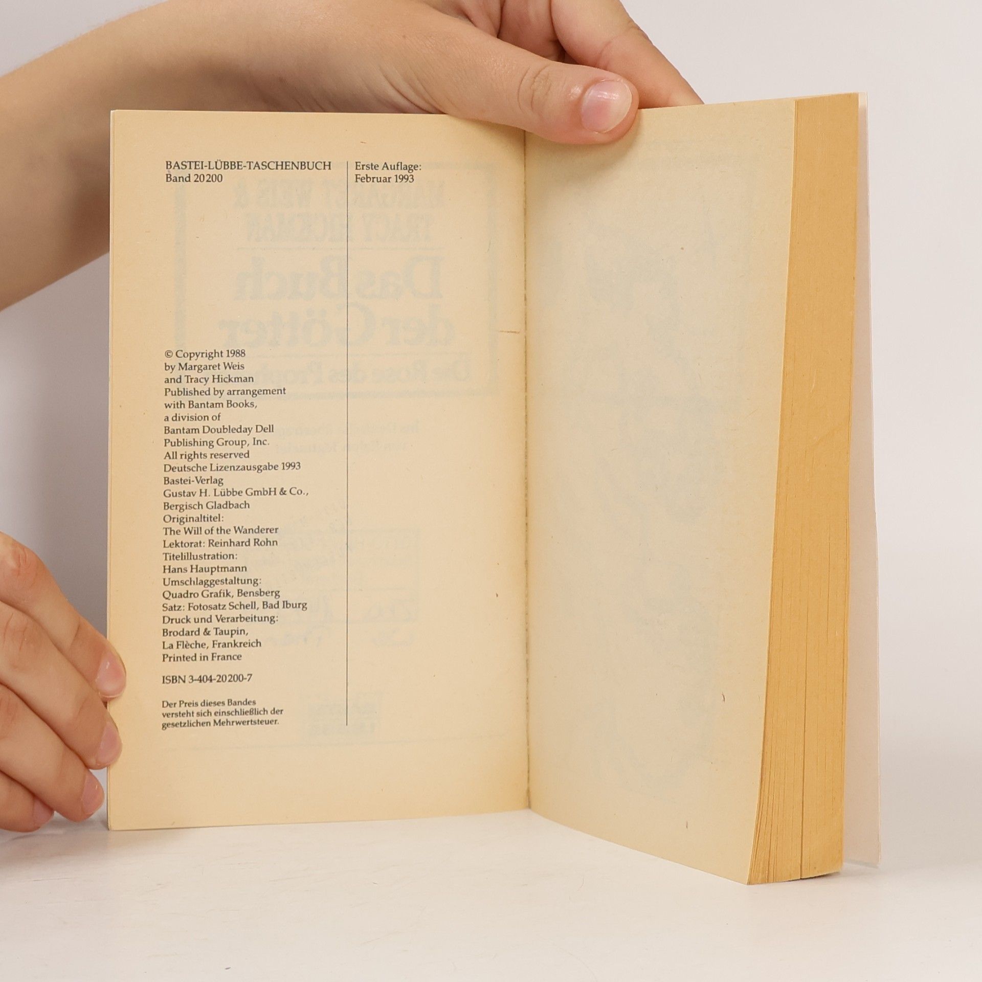 Margaret Weis Das Buch der Götter. Fantasy