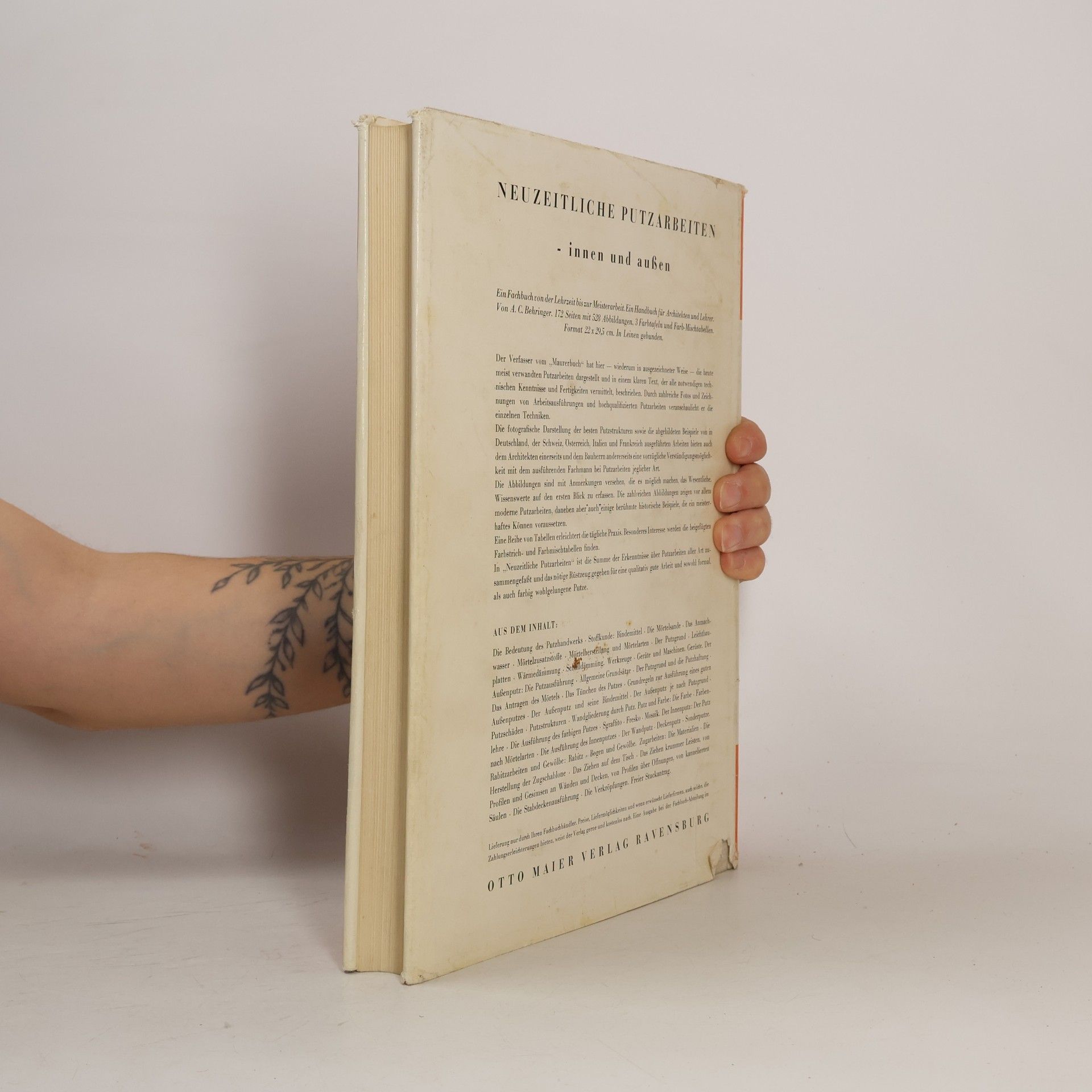 A. Behringer Das Maurerbuch