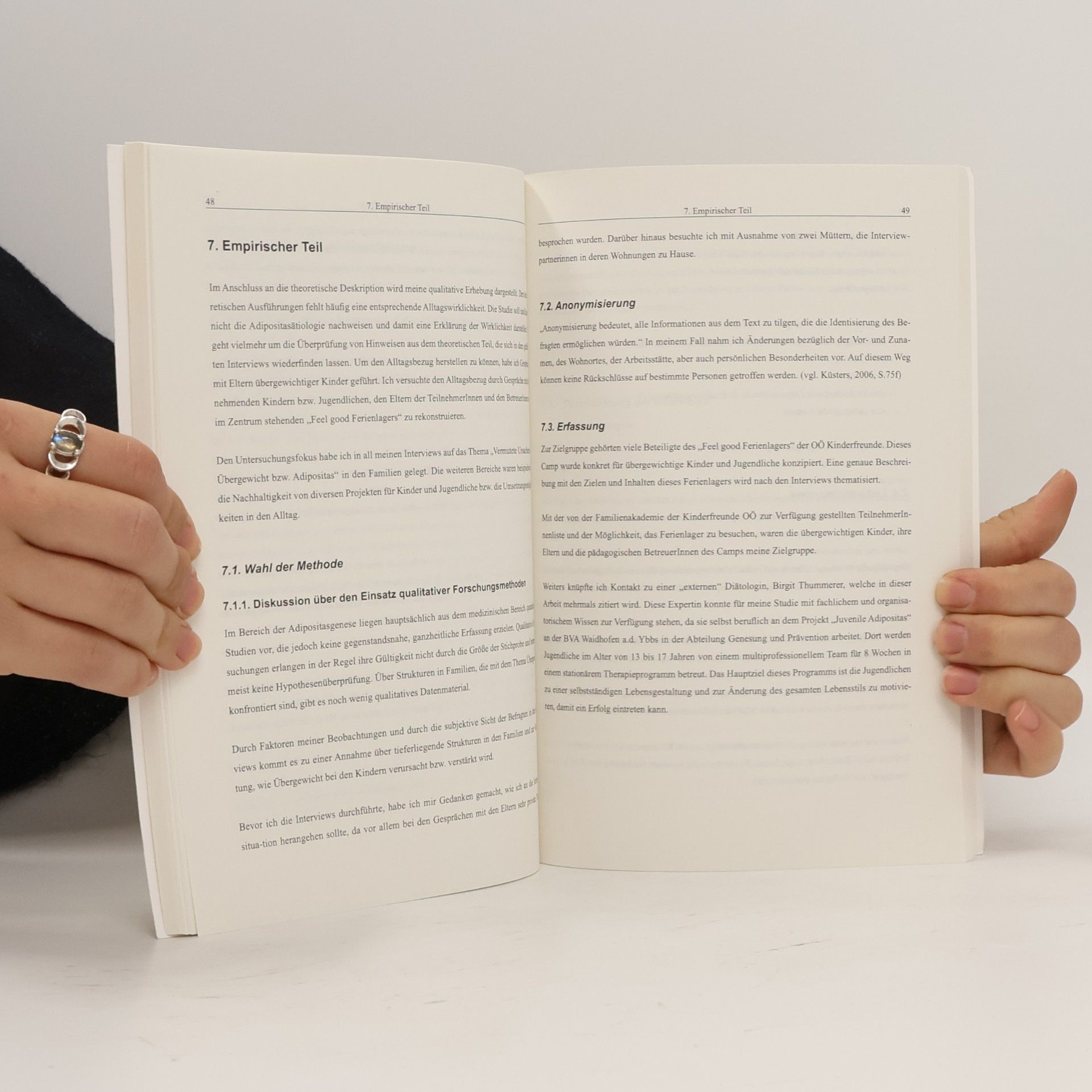 Katrin Haselgrübler Übergewicht bei Kindern und Jugendlichen im familiären Kontext: Eine Studie im Zusammenhang mit dem „Feel Good Ferienlager“ der OÖ Kinderfreunde