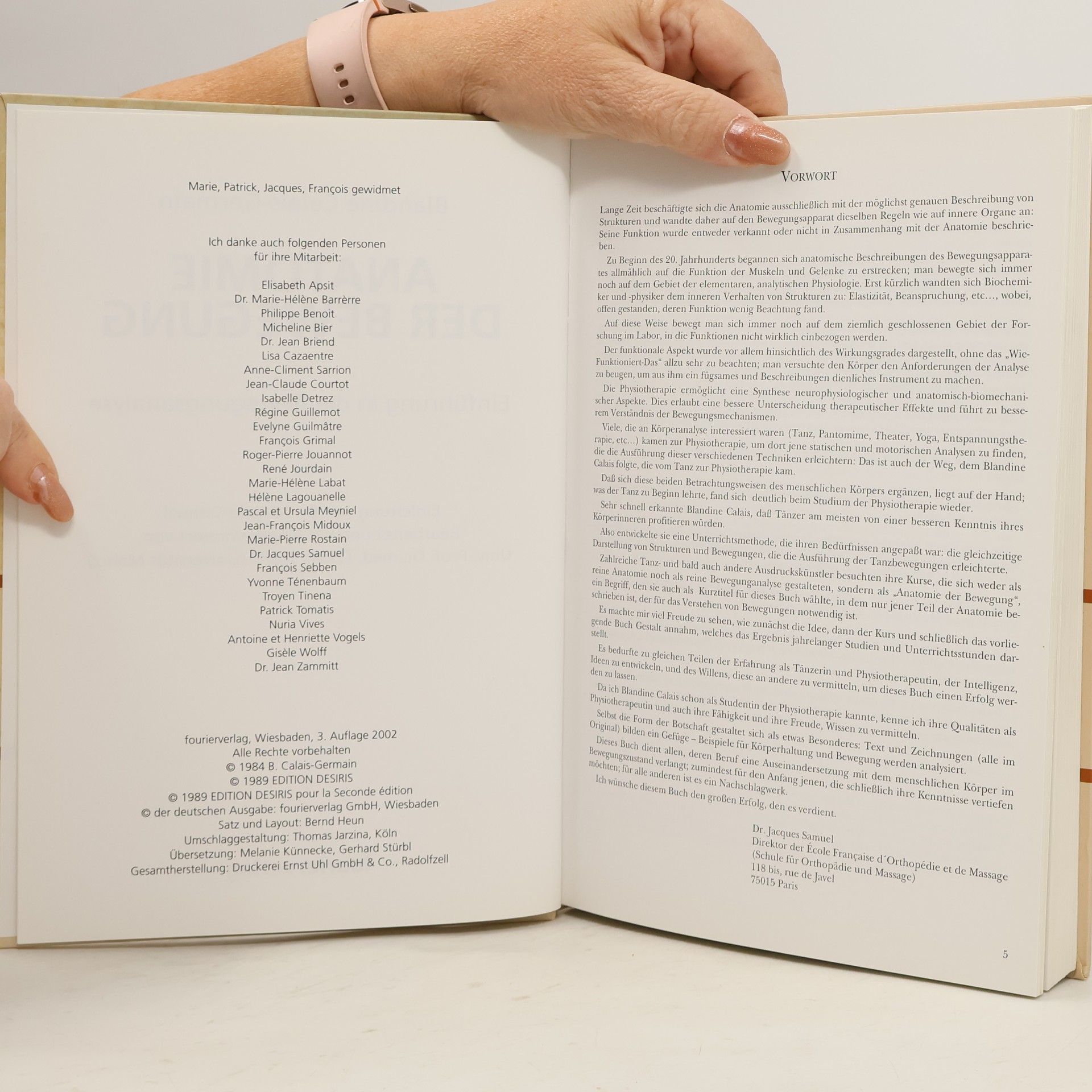Blandine Calais-Germain Anatomie der Bewegung