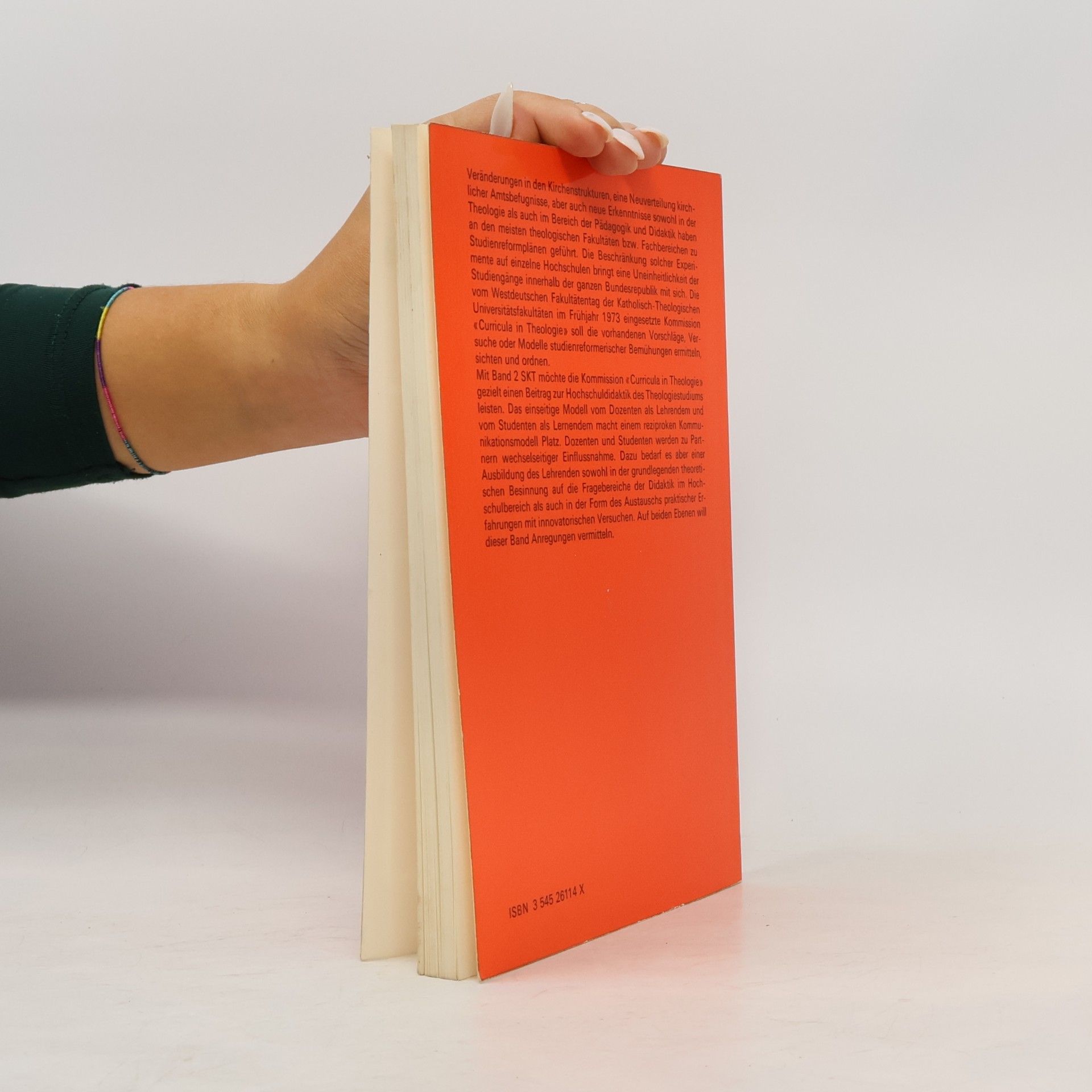 Kommission «Curricula in Theologie» des Westdeutschen Fakultätentages Studium Theologische Theologie - 2: Beiträge zur Hochschuldidaktik