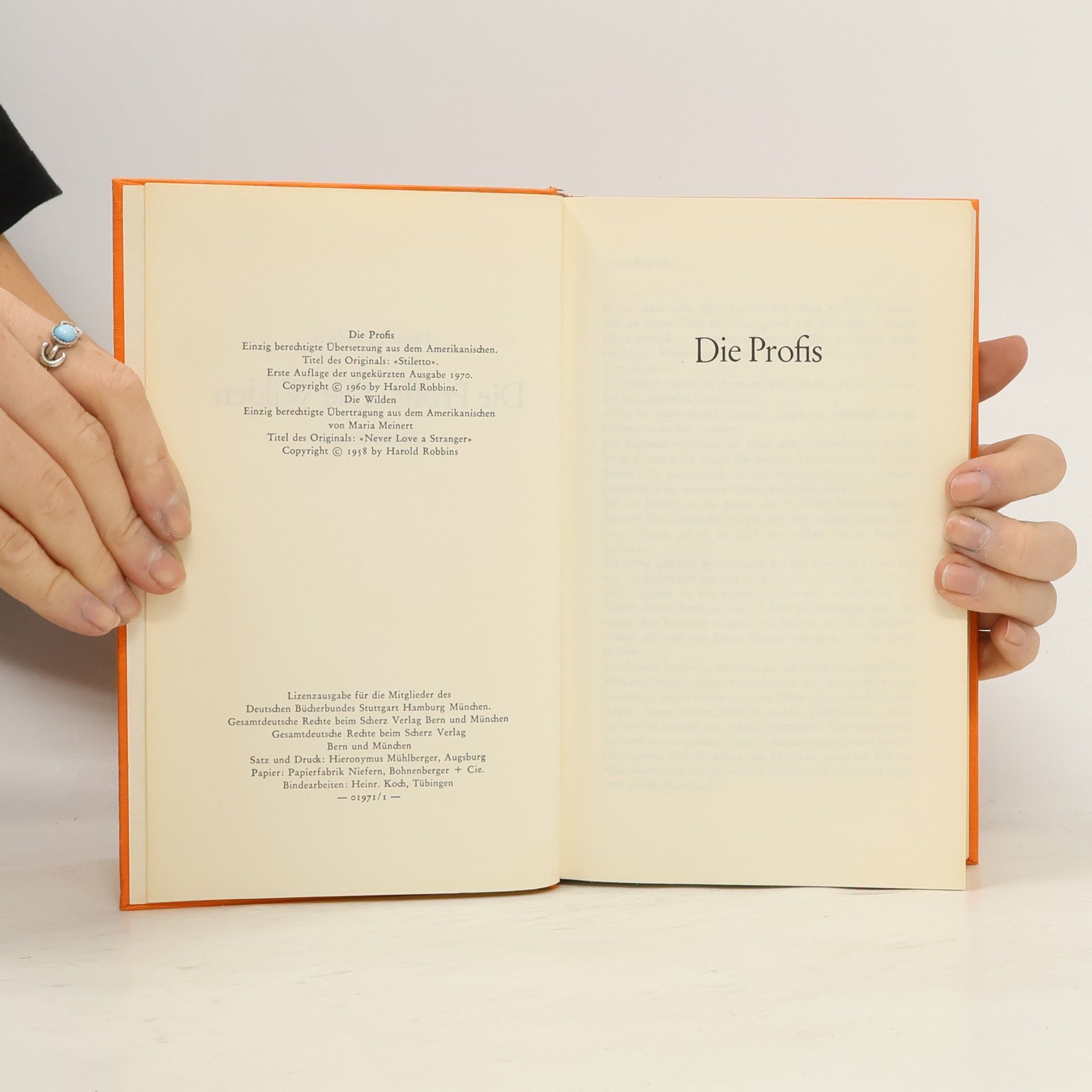 Harold Robbins Die Profis / Die Wilden