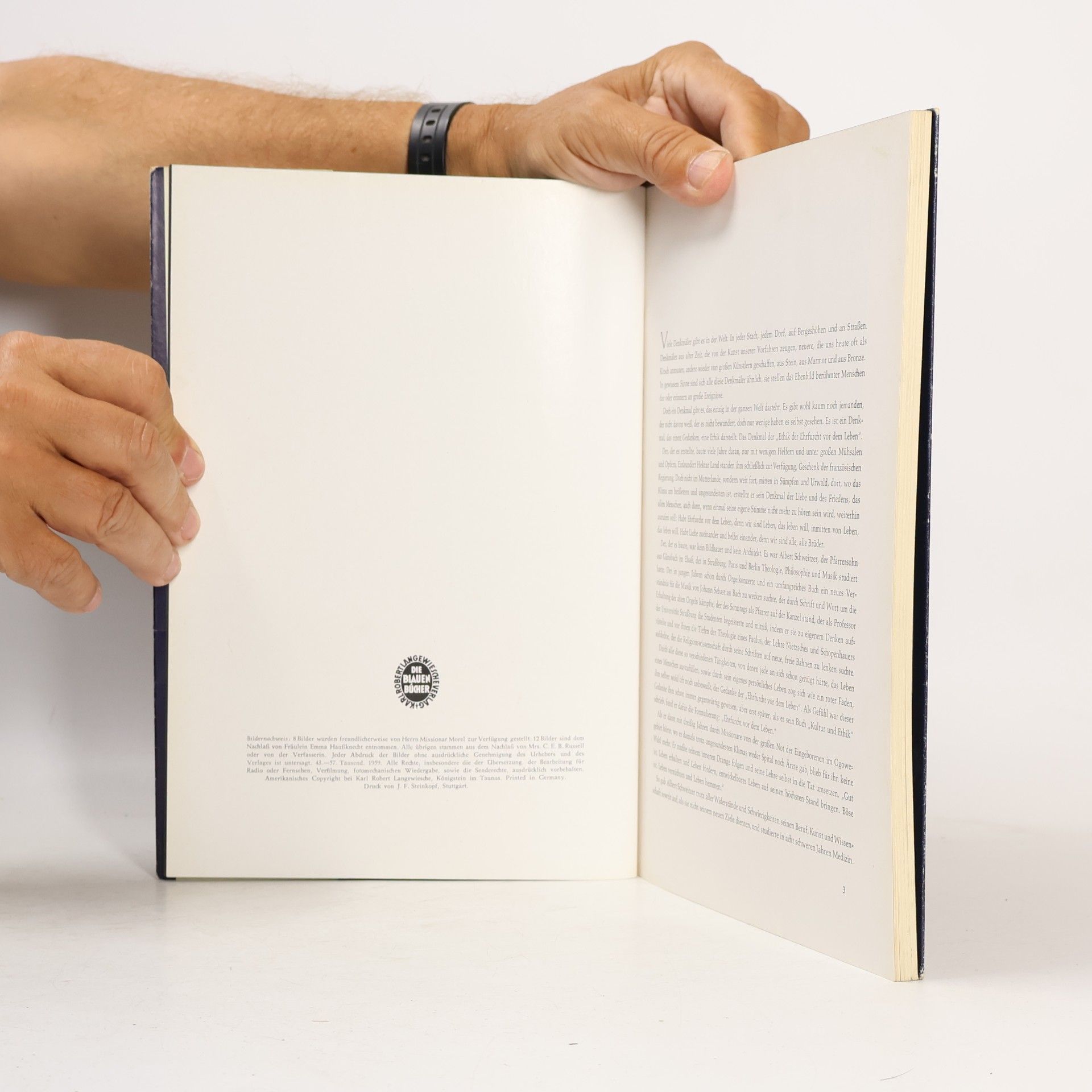 Autorenkollektiv Albert Schweitzer. Baut Lambarene. Die Blauen Bücher