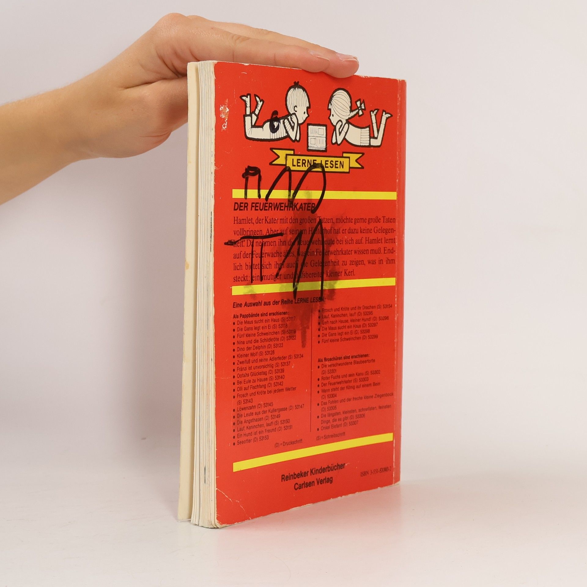 Esther Averill Der Feuerwehrkater. Druckschrift