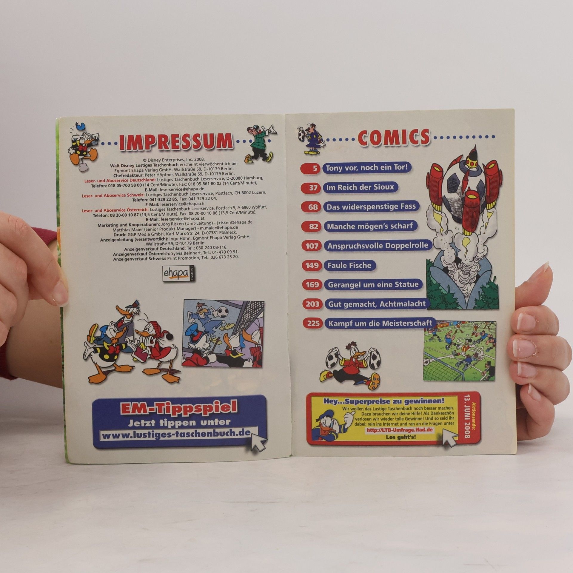 Walt Disney Lustiges Taschenbuch 377. Finale!